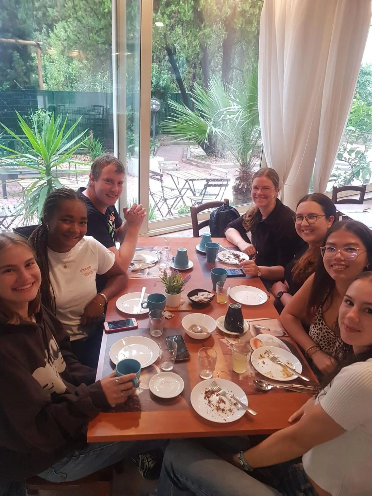 group of guests in Scheppers Hotel