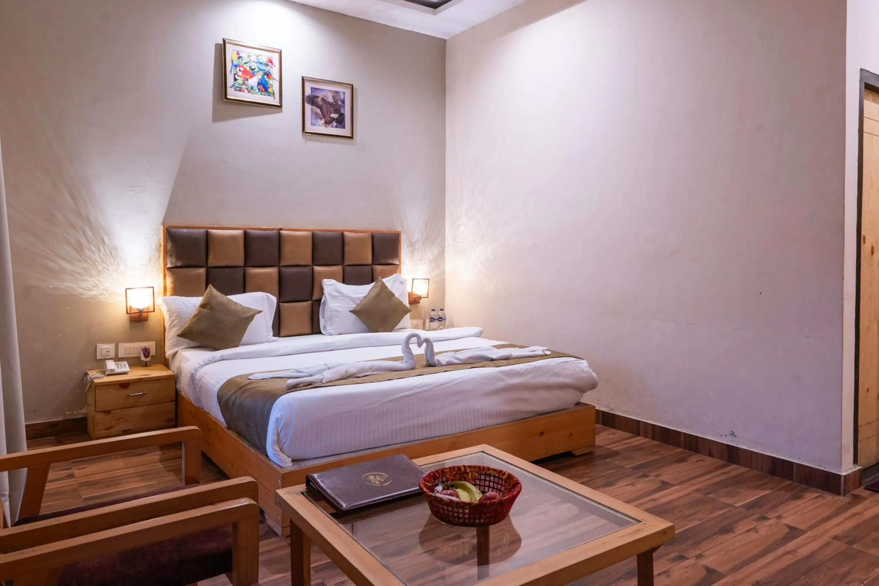 Bed in The Tattwaa Corbett Spa and Resort