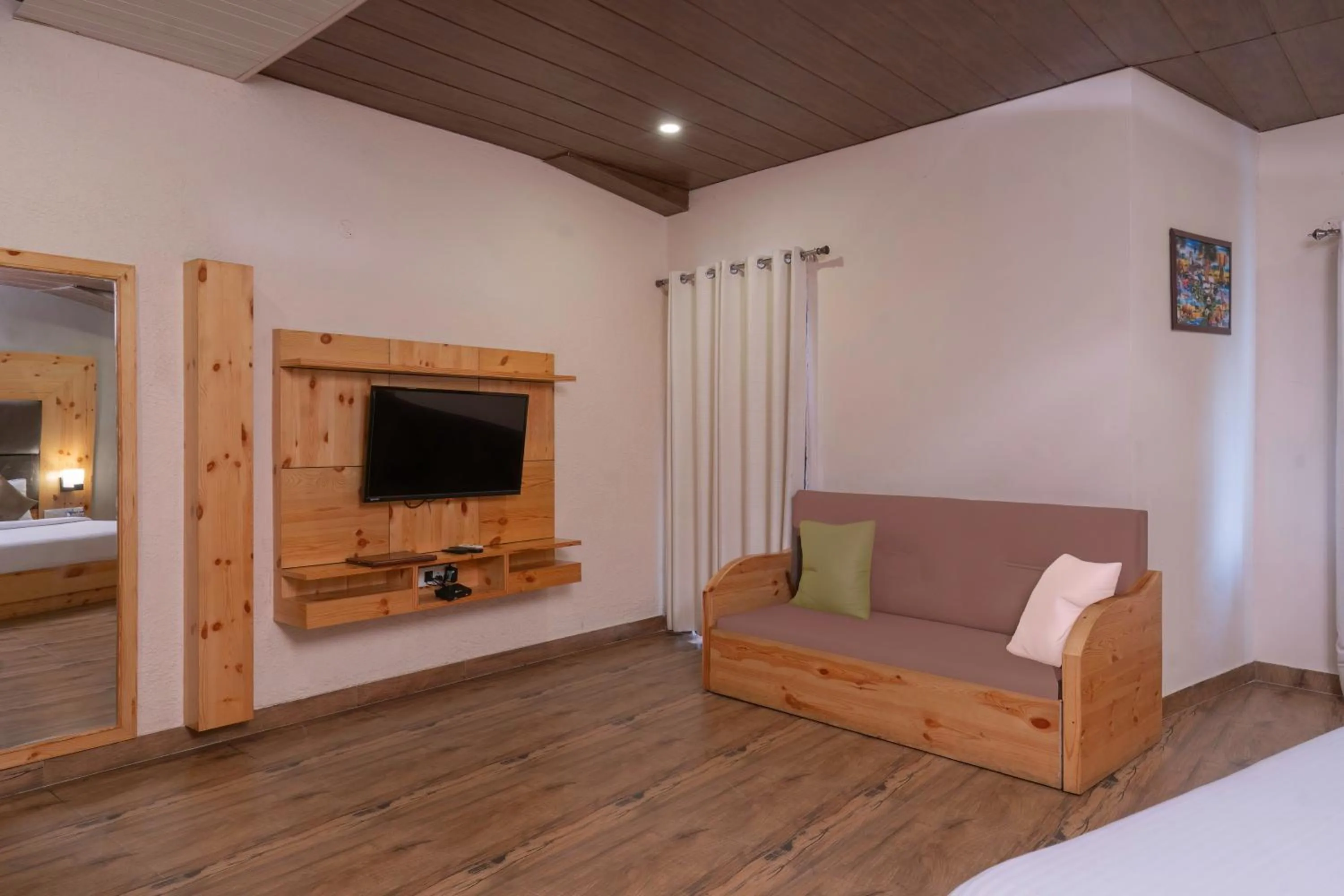 Living room, Bed in The Tattwaa Corbett Spa and Resort