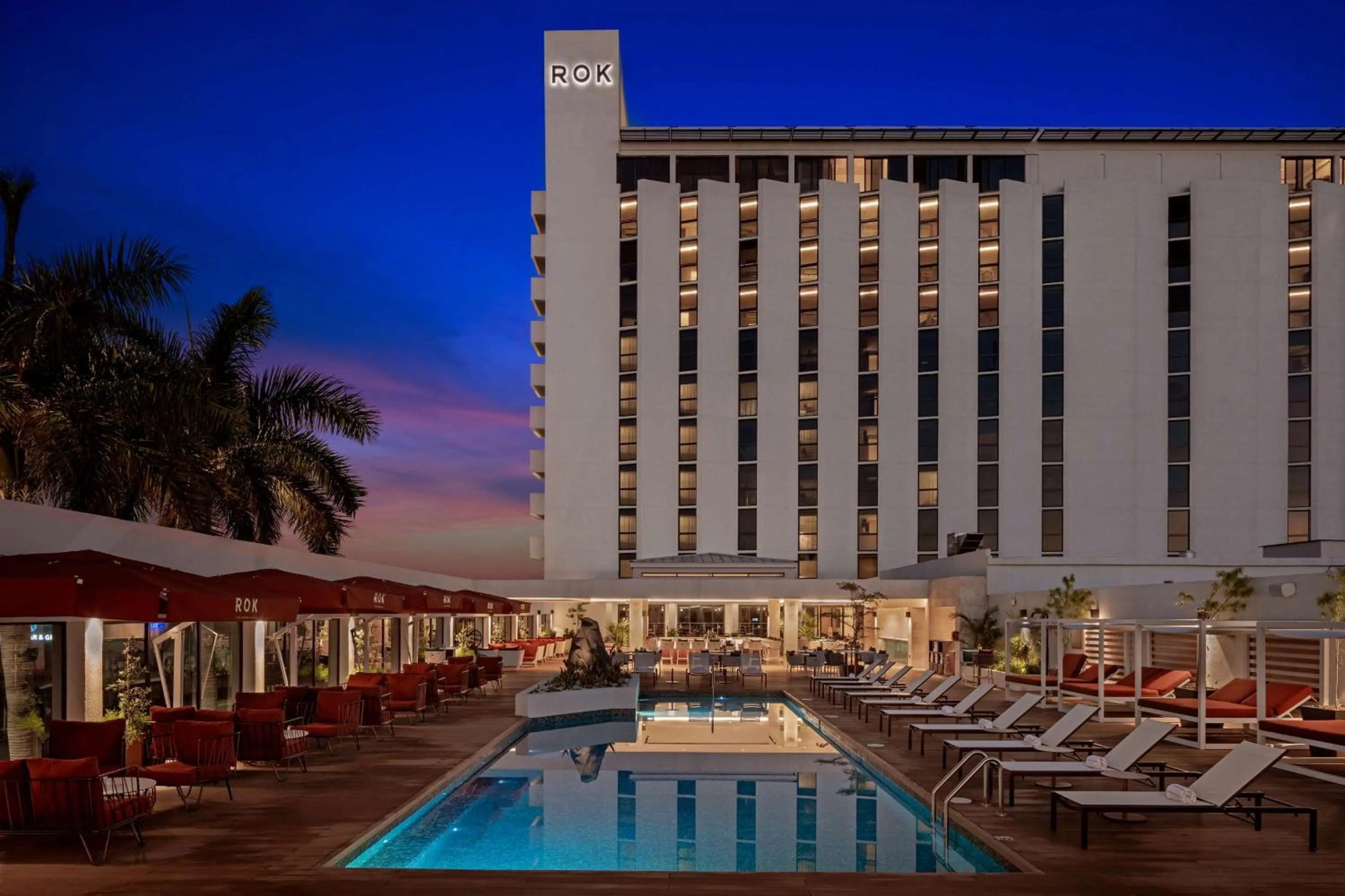 Pool view in ROK Hotel Kingston, Tapestry Collection By Hilton
