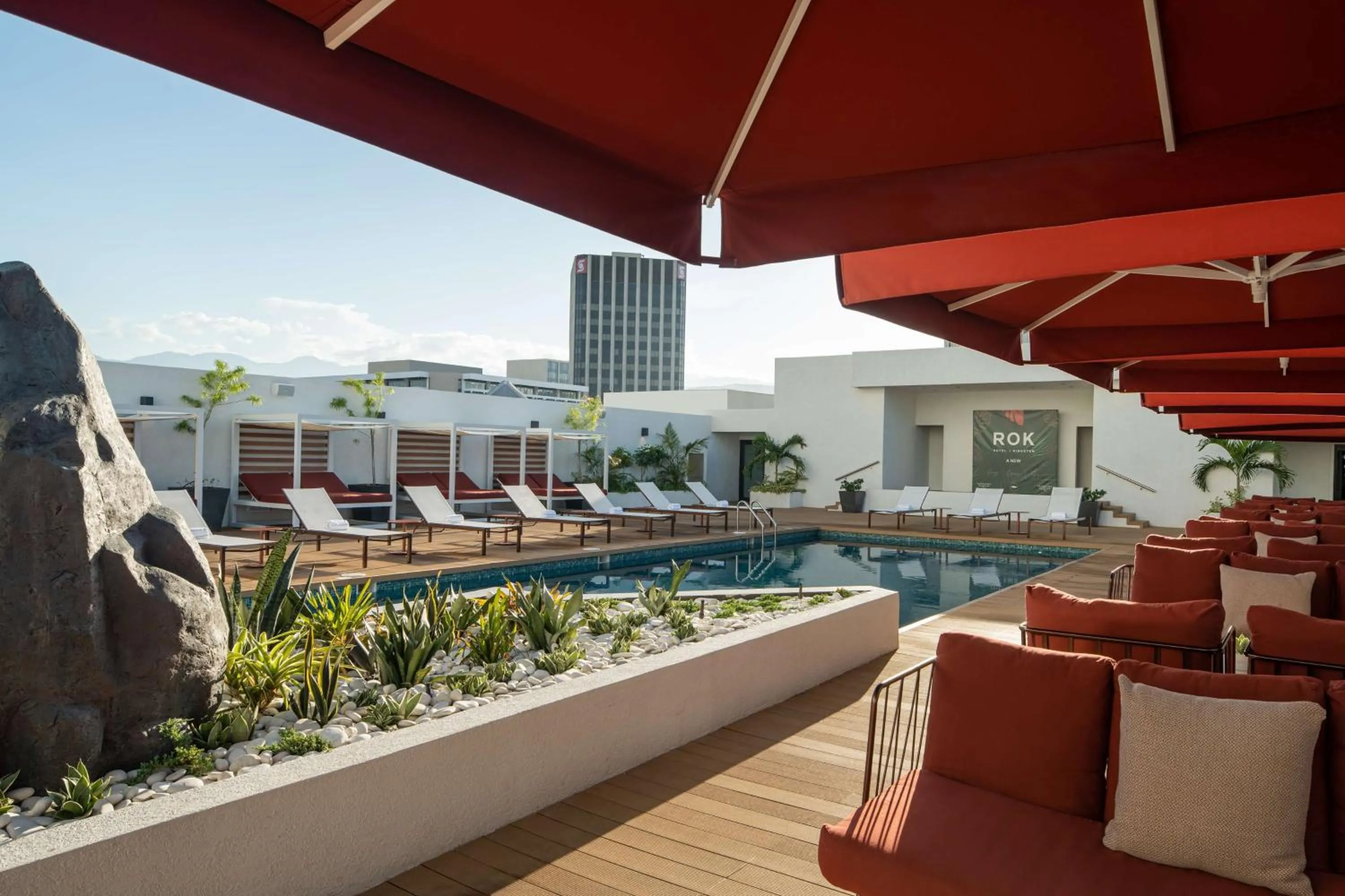 Pool view in ROK Hotel Kingston, Tapestry Collection By Hilton