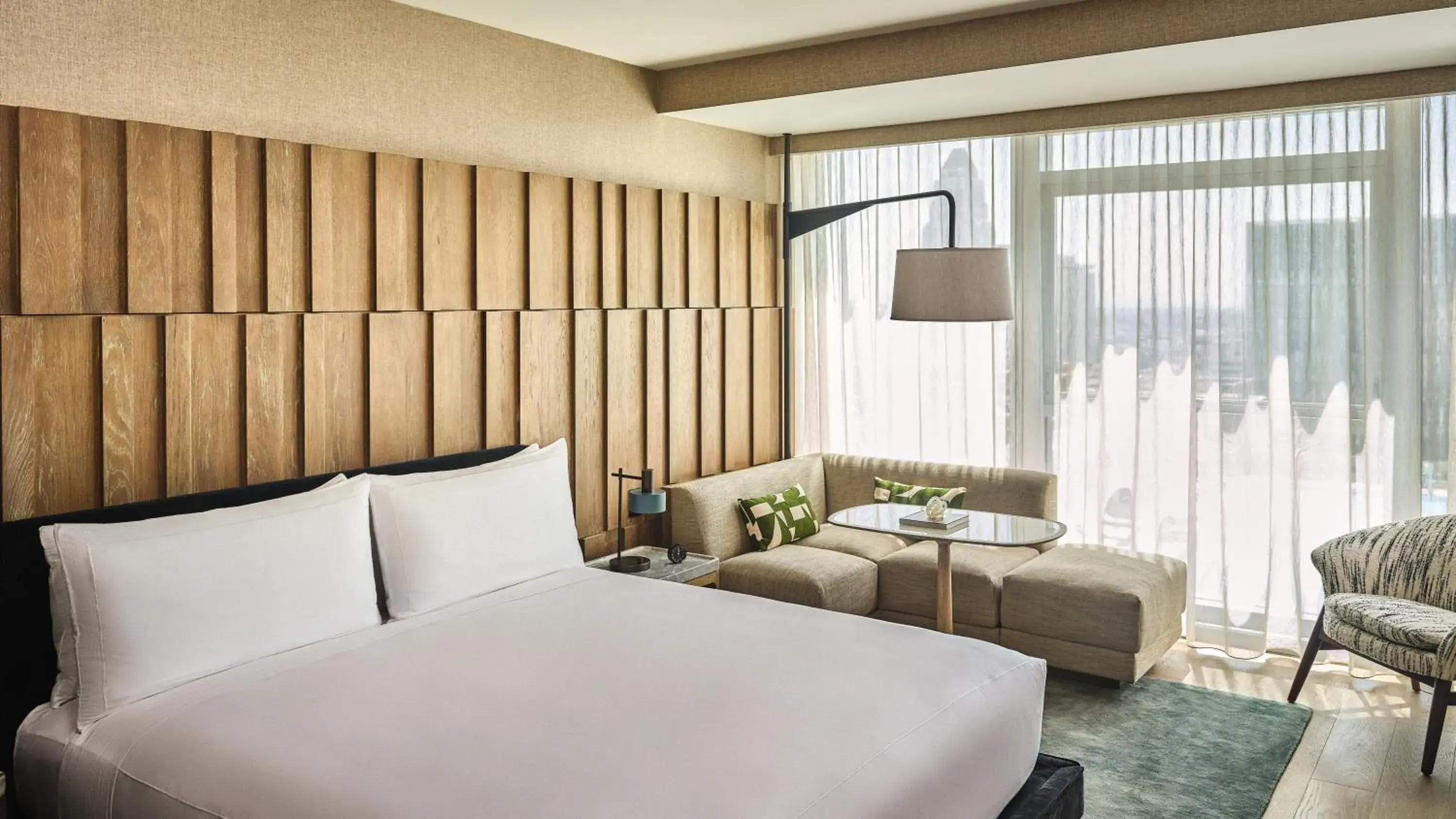 Photo of the whole room, Bed in Conrad Los Angeles Photo of the whole room, Bed in Conrad Los Angeles