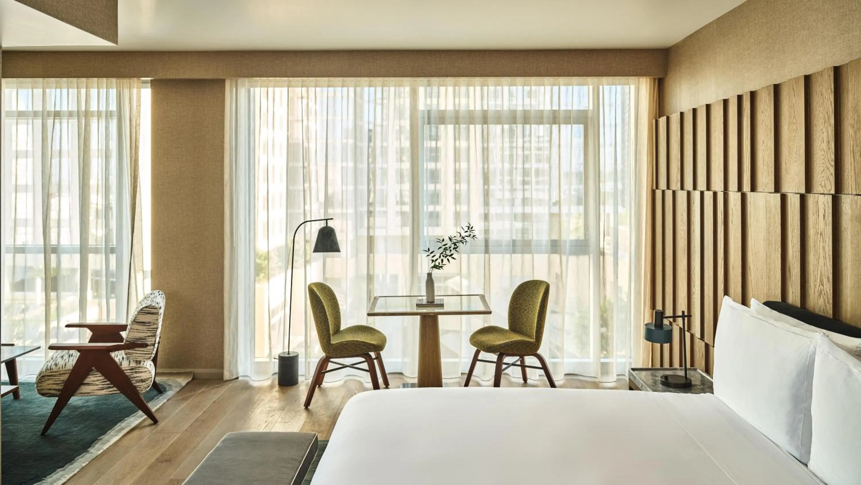 Bed in Conrad Los Angeles