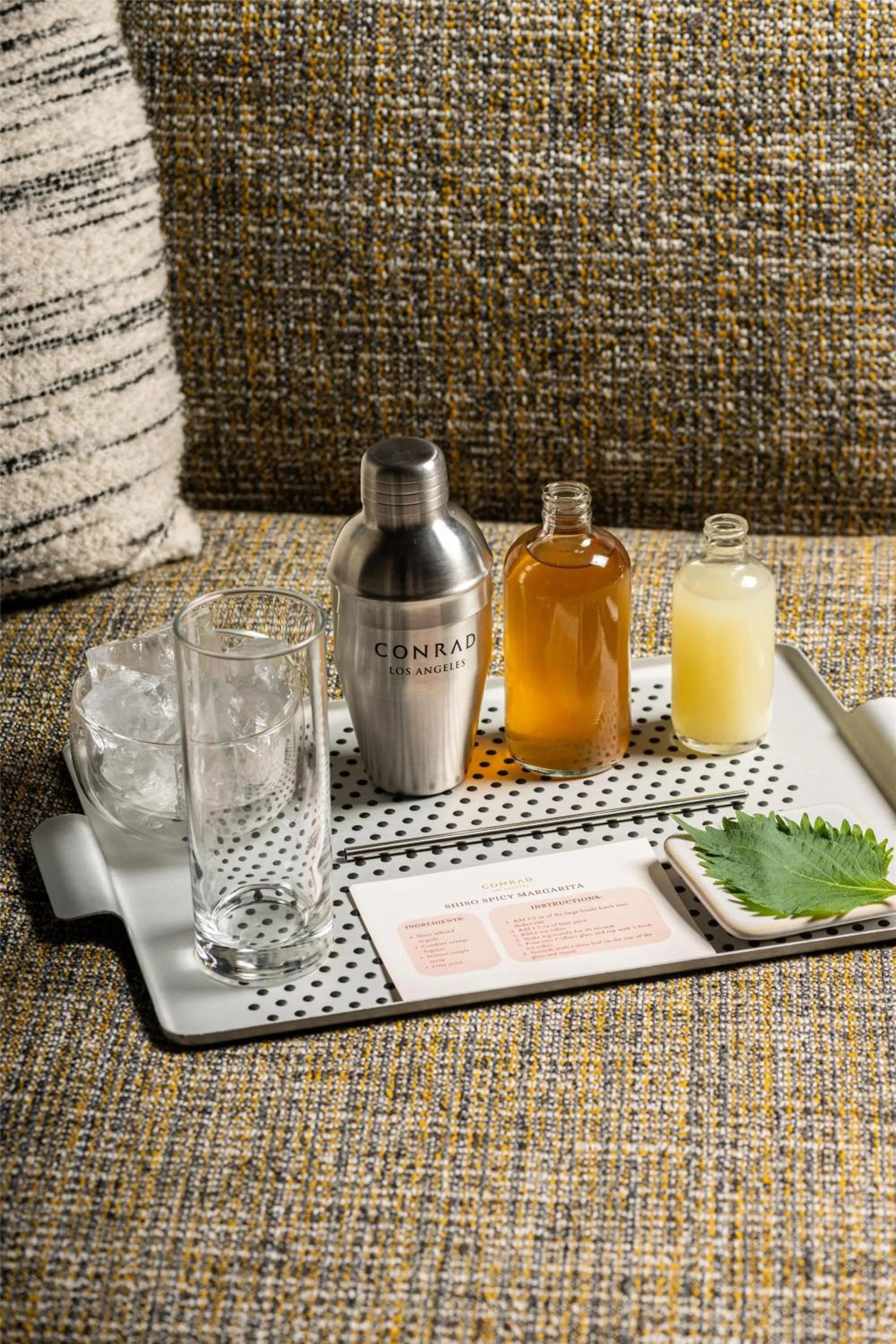 Dining area in Conrad Los Angeles