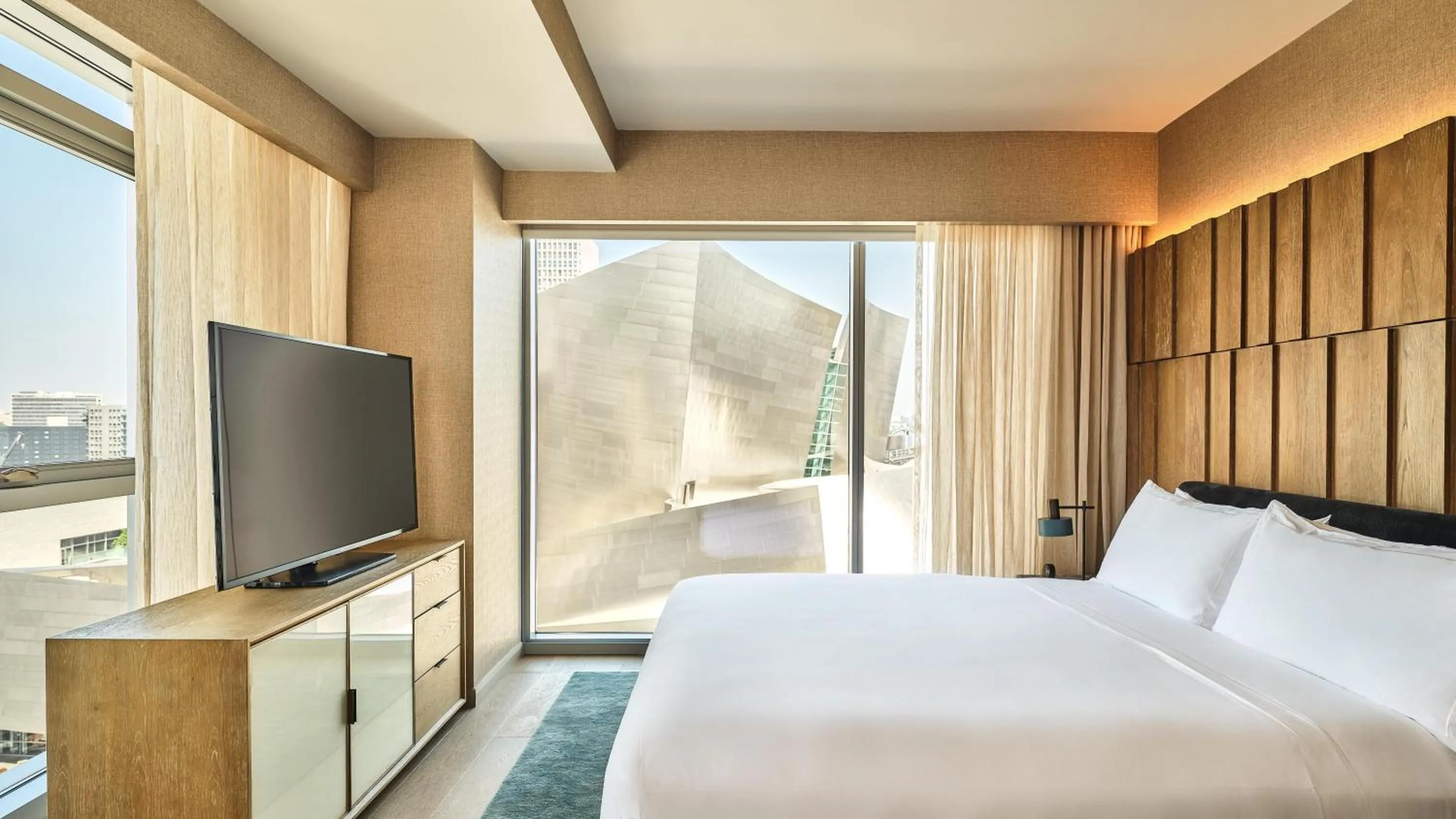 Bed in Conrad Los Angeles