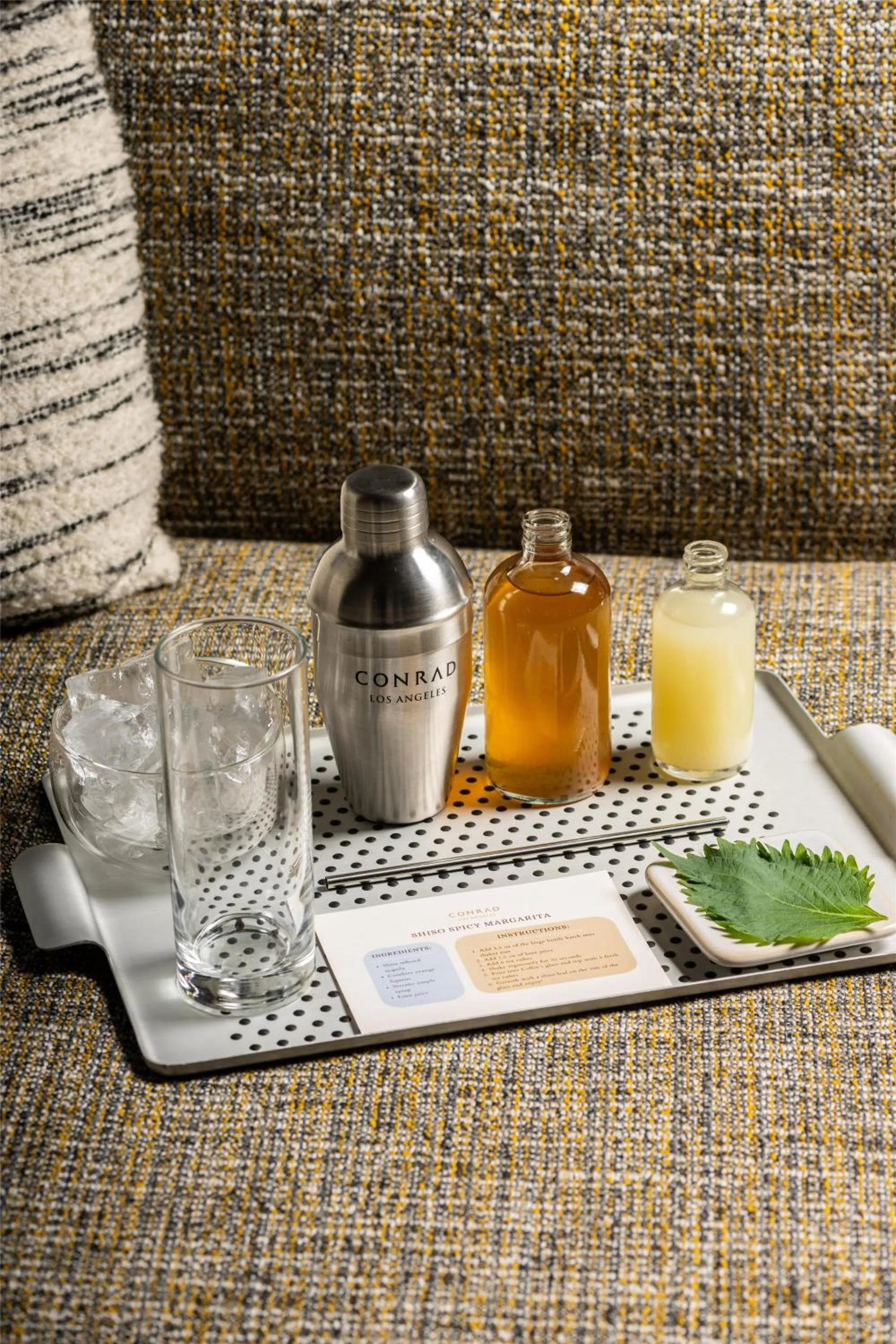 Dining area in Conrad Los Angeles