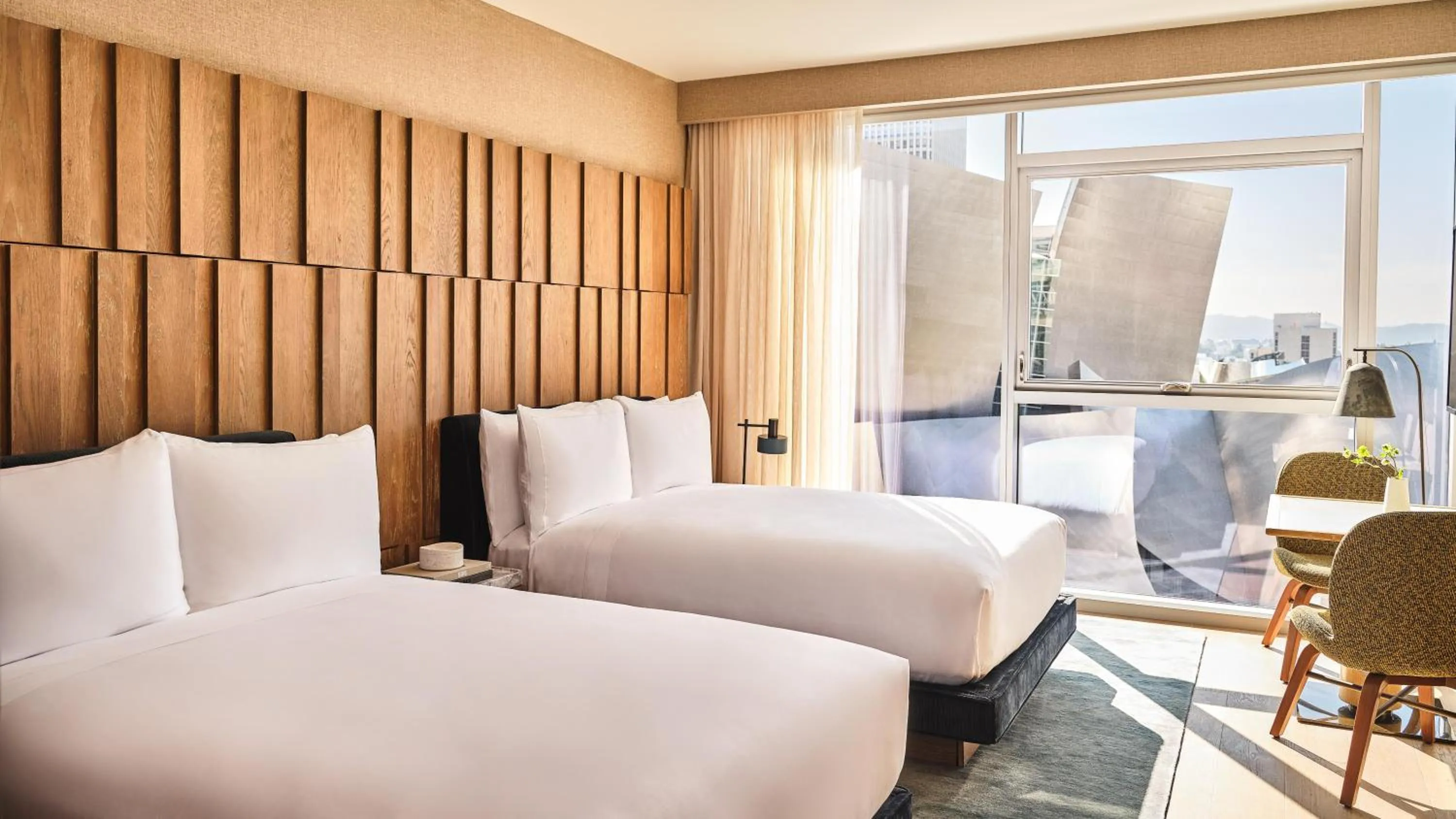 Bed in Conrad Los Angeles