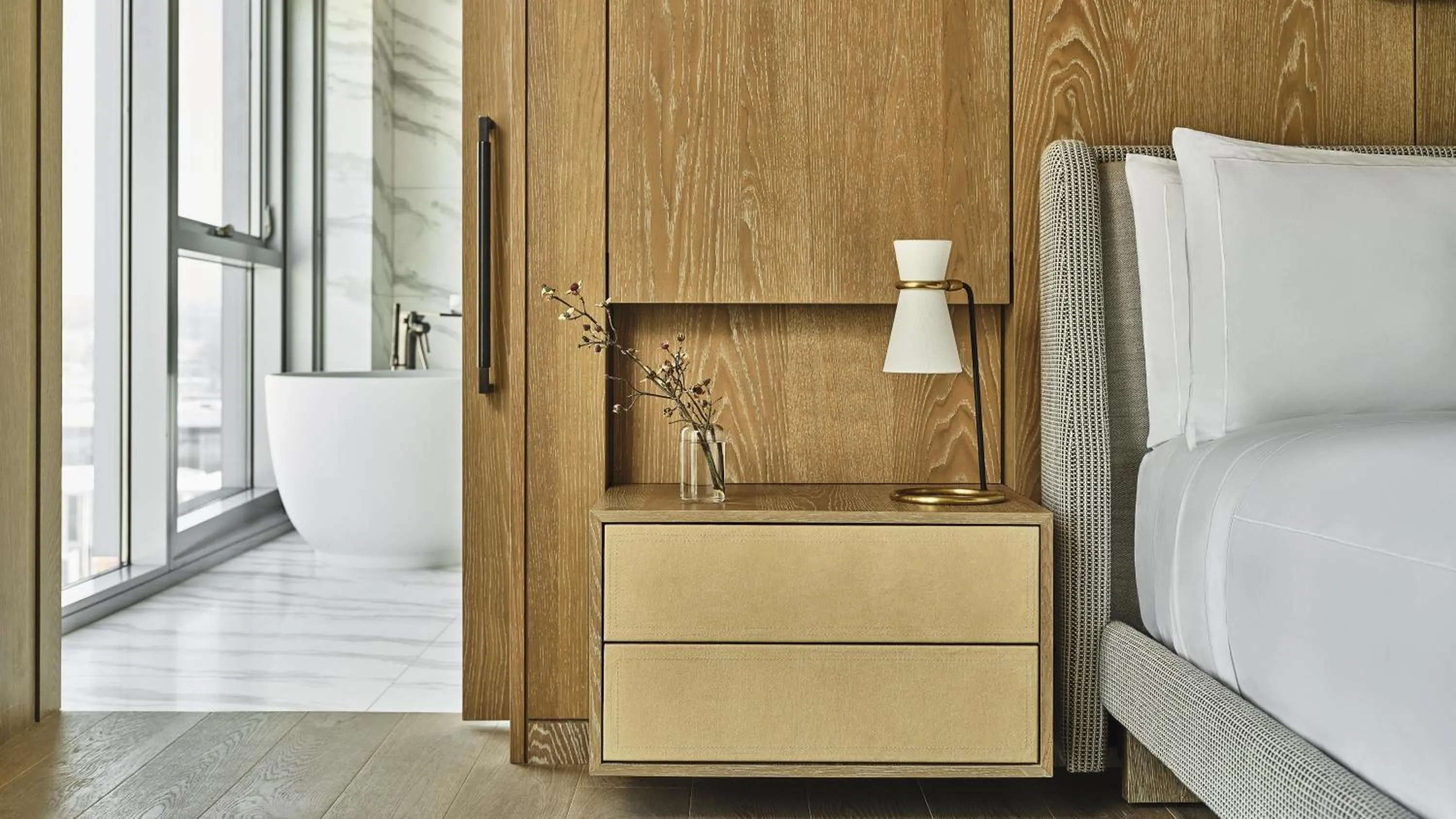 Bed in Conrad Los Angeles