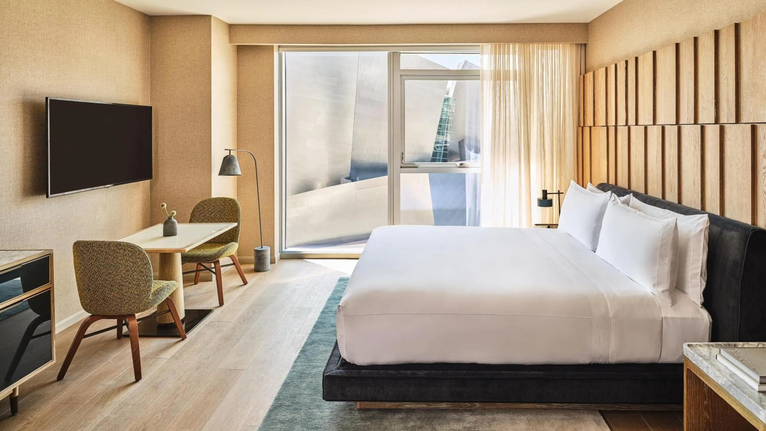 Bed in Conrad Los Angeles