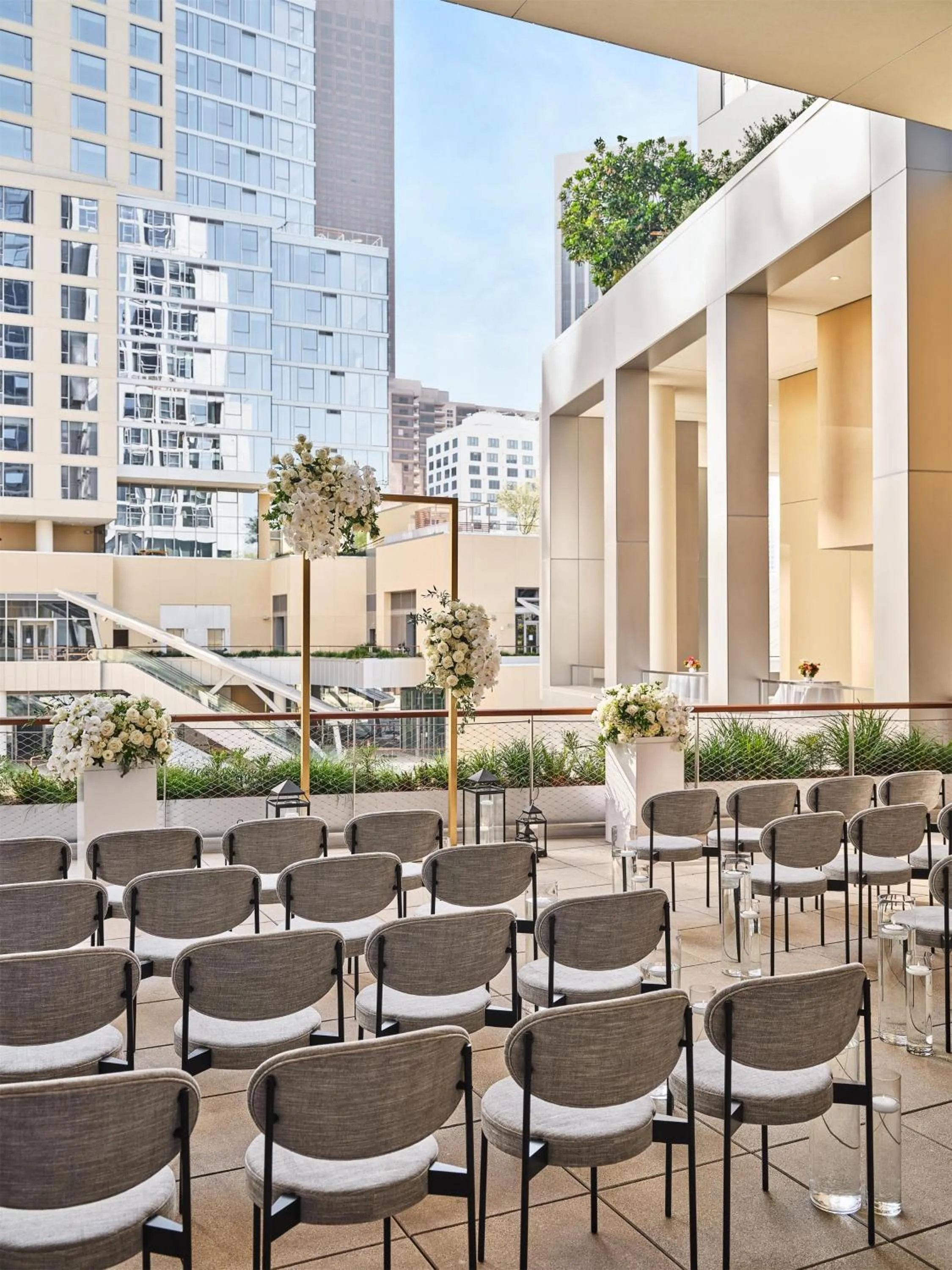 Patio in Conrad Los Angeles