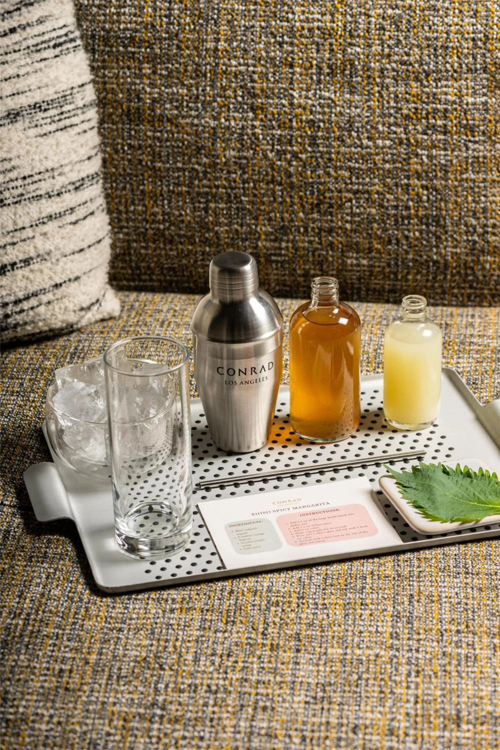 Dining area in Conrad Los Angeles