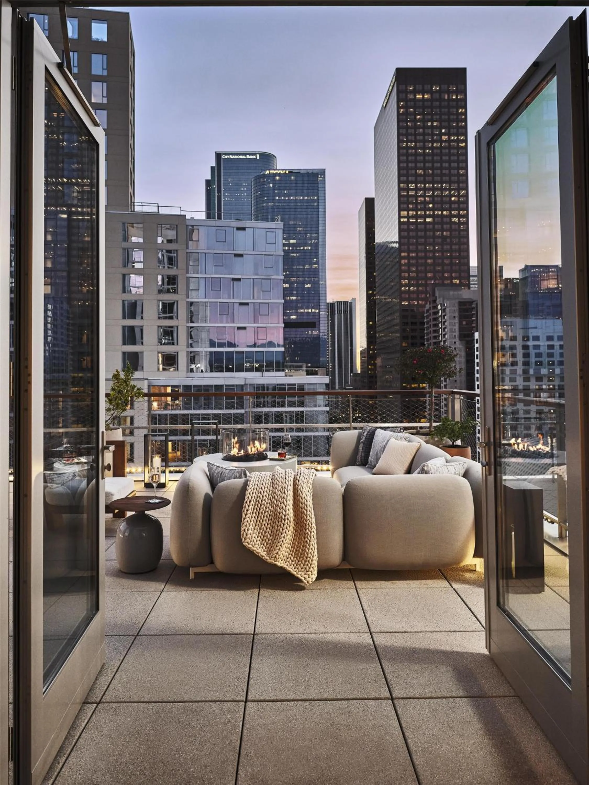 View (from property/room) in Conrad Los Angeles