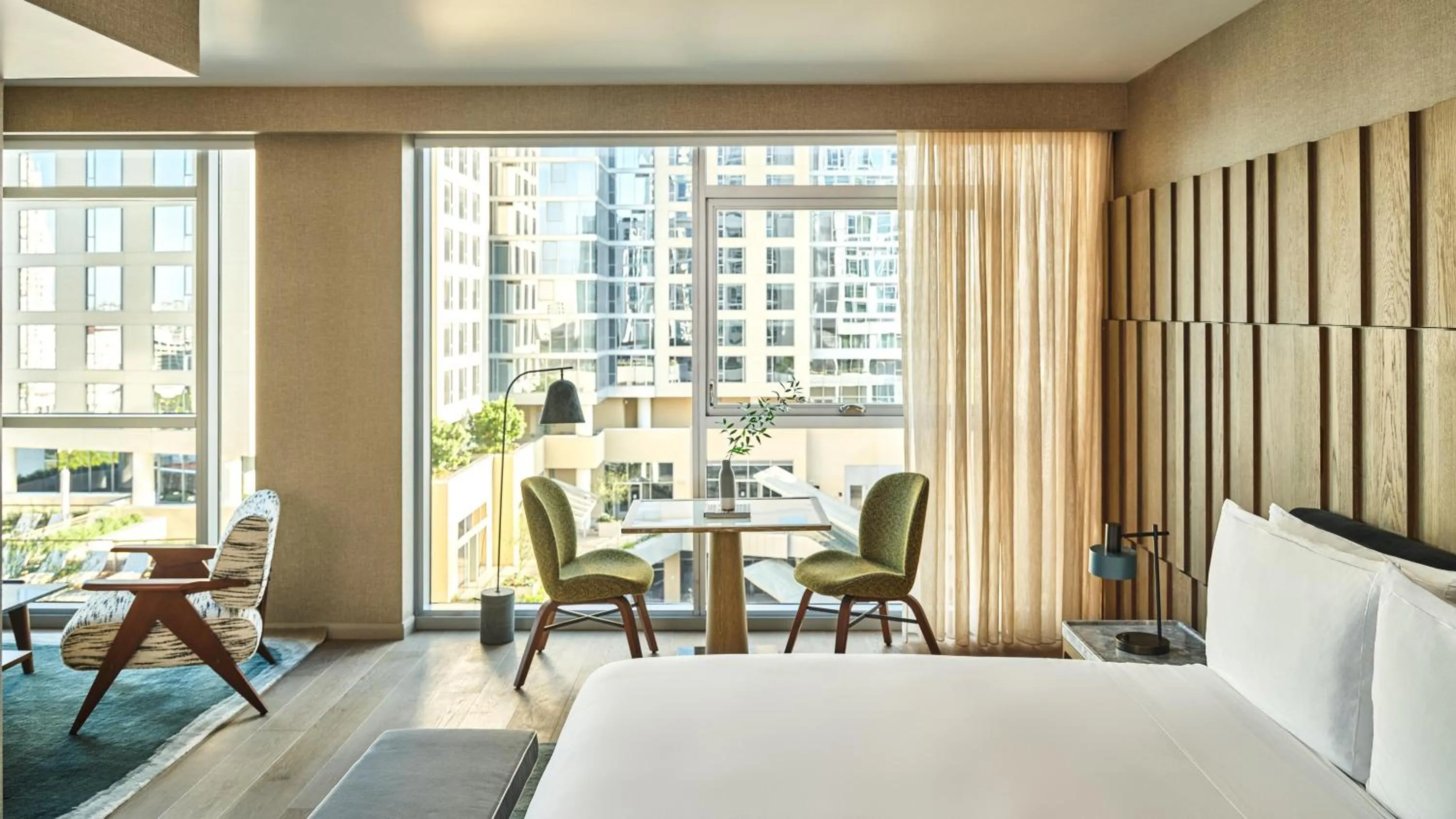 Bed in Conrad Los Angeles