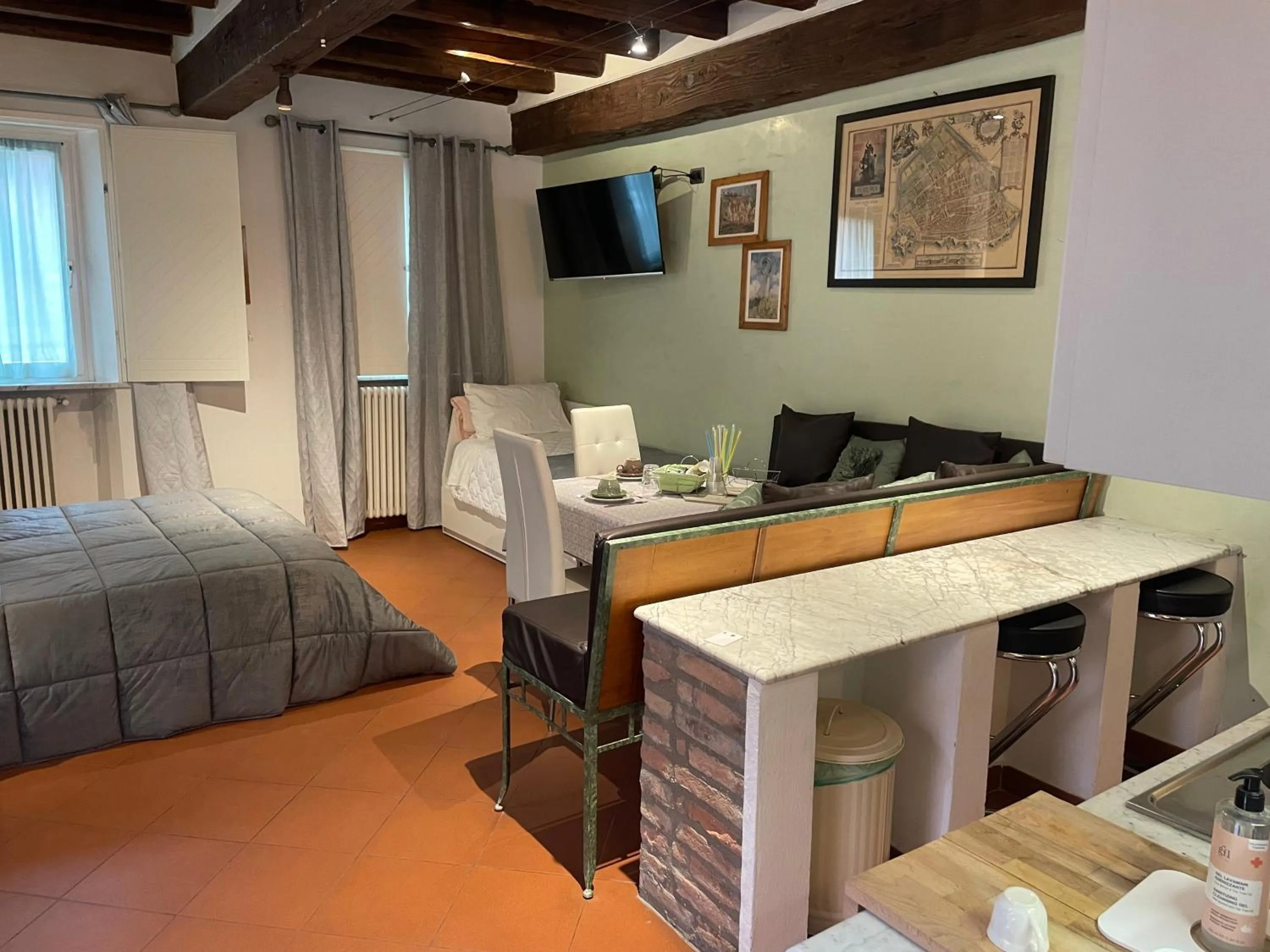 Bed in Antica Corte Hotel Residence di Charme Ferrara