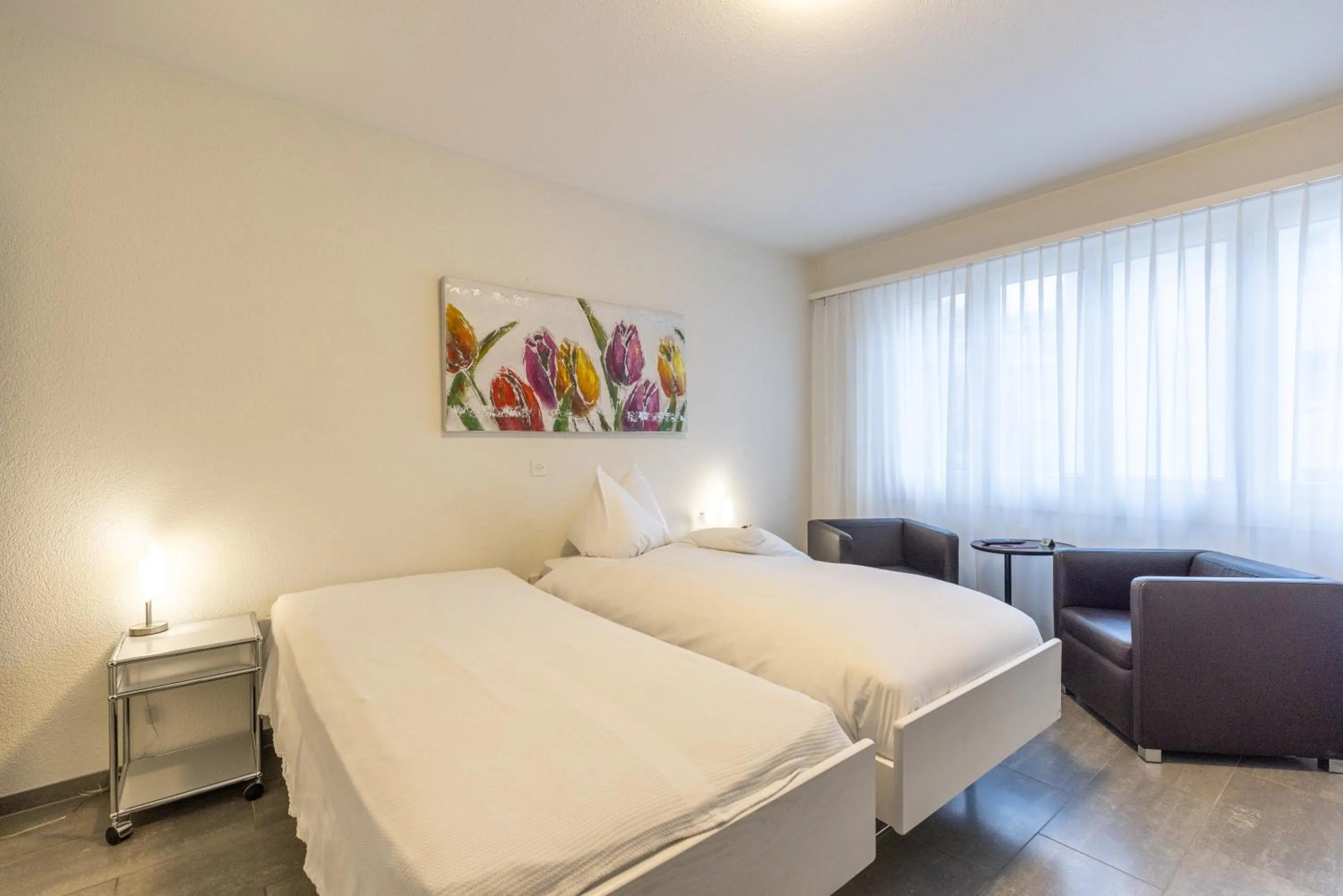 Bed in Hotel Bären Niederscherli