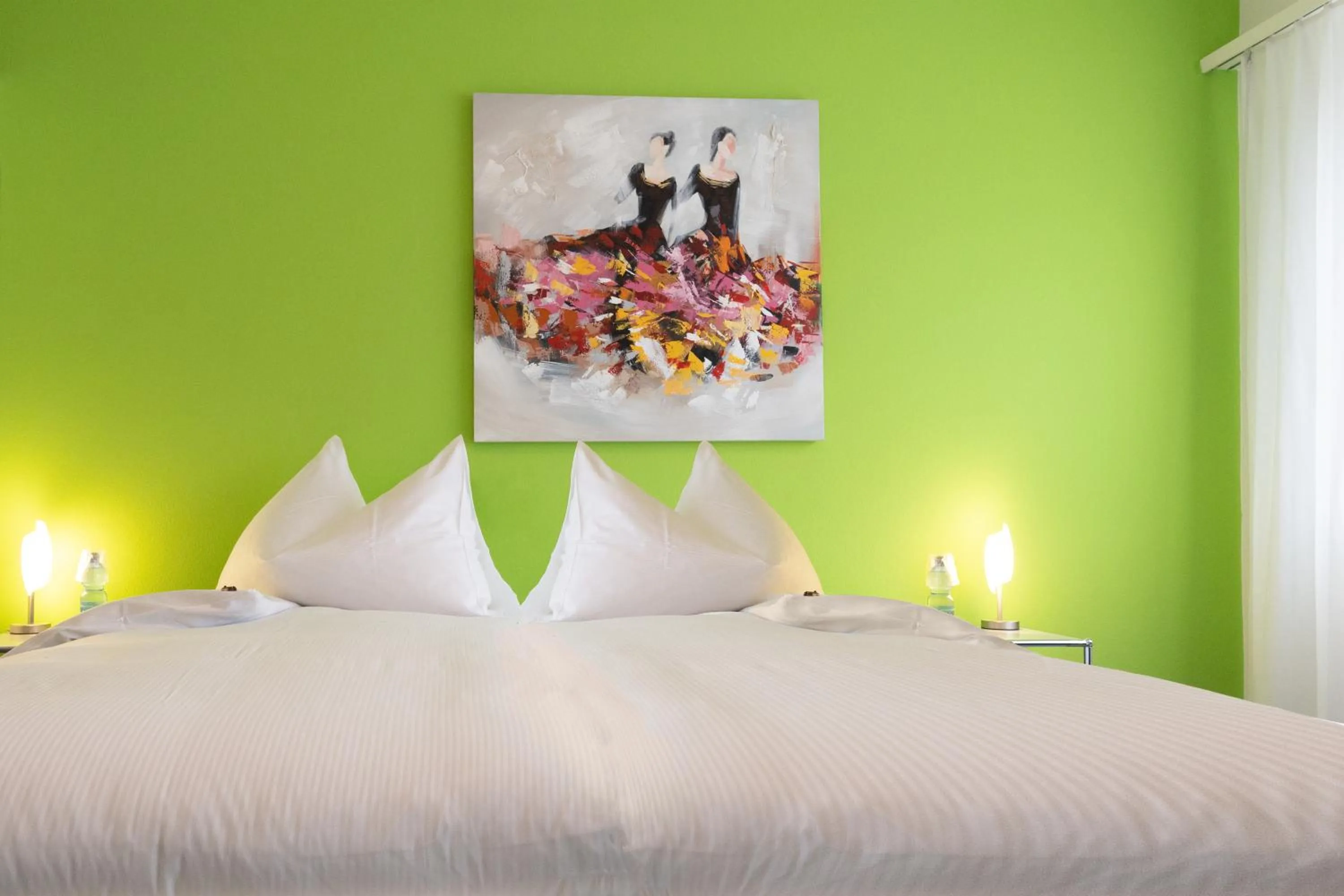 Bed in Hotel Bären Niederscherli