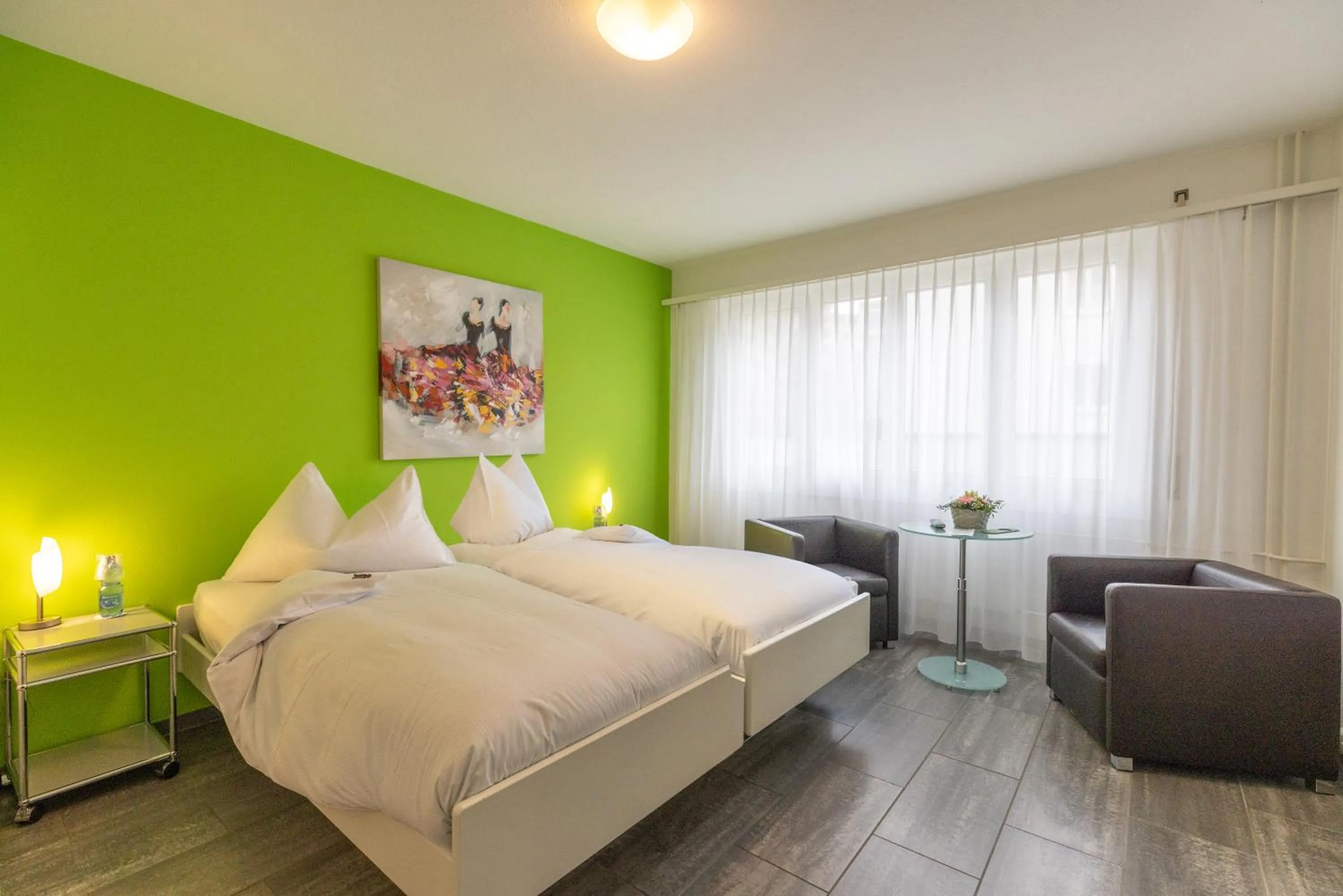 Bed in Hotel Bären Niederscherli