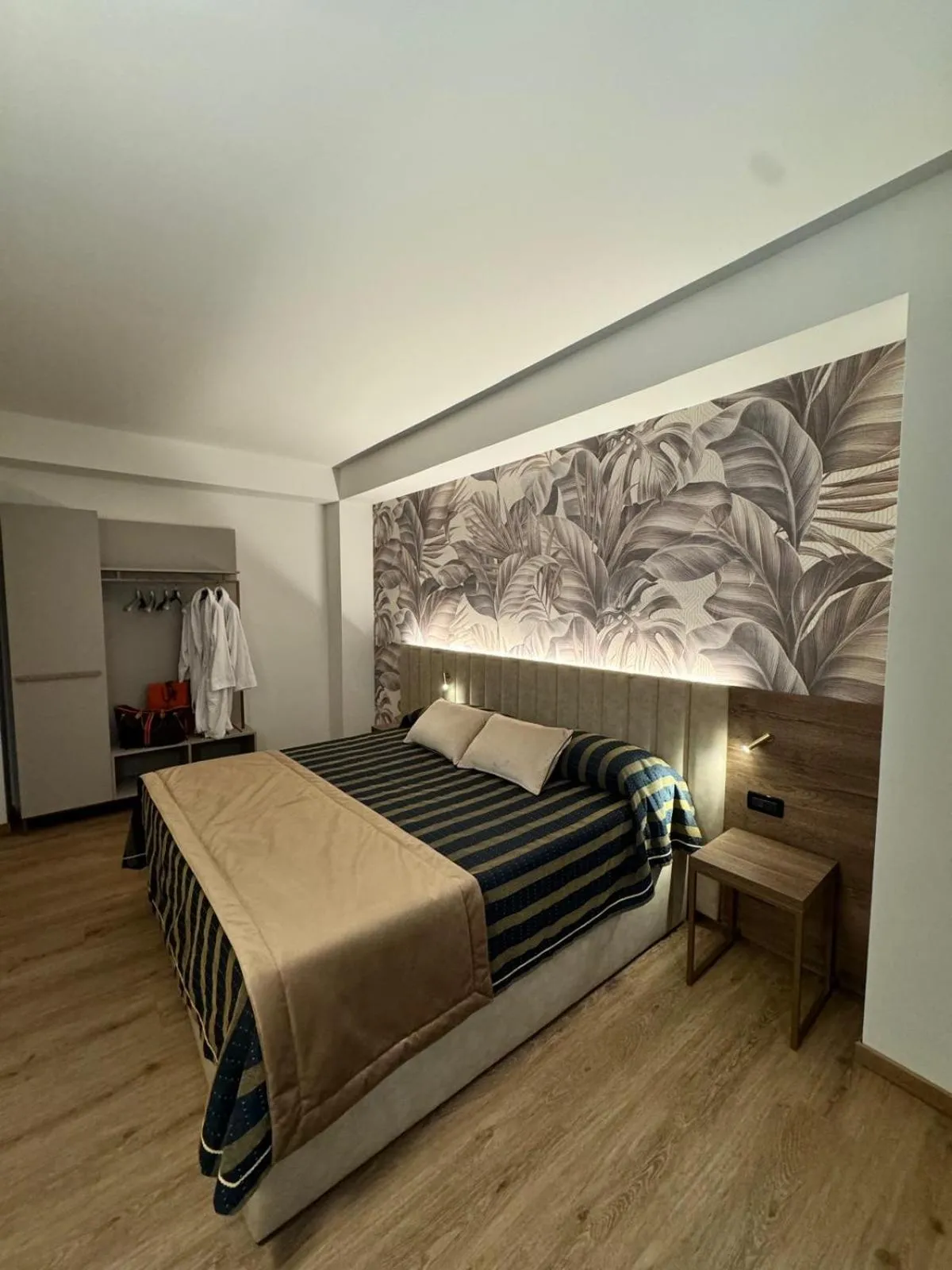 Bed in Hotel Corallo