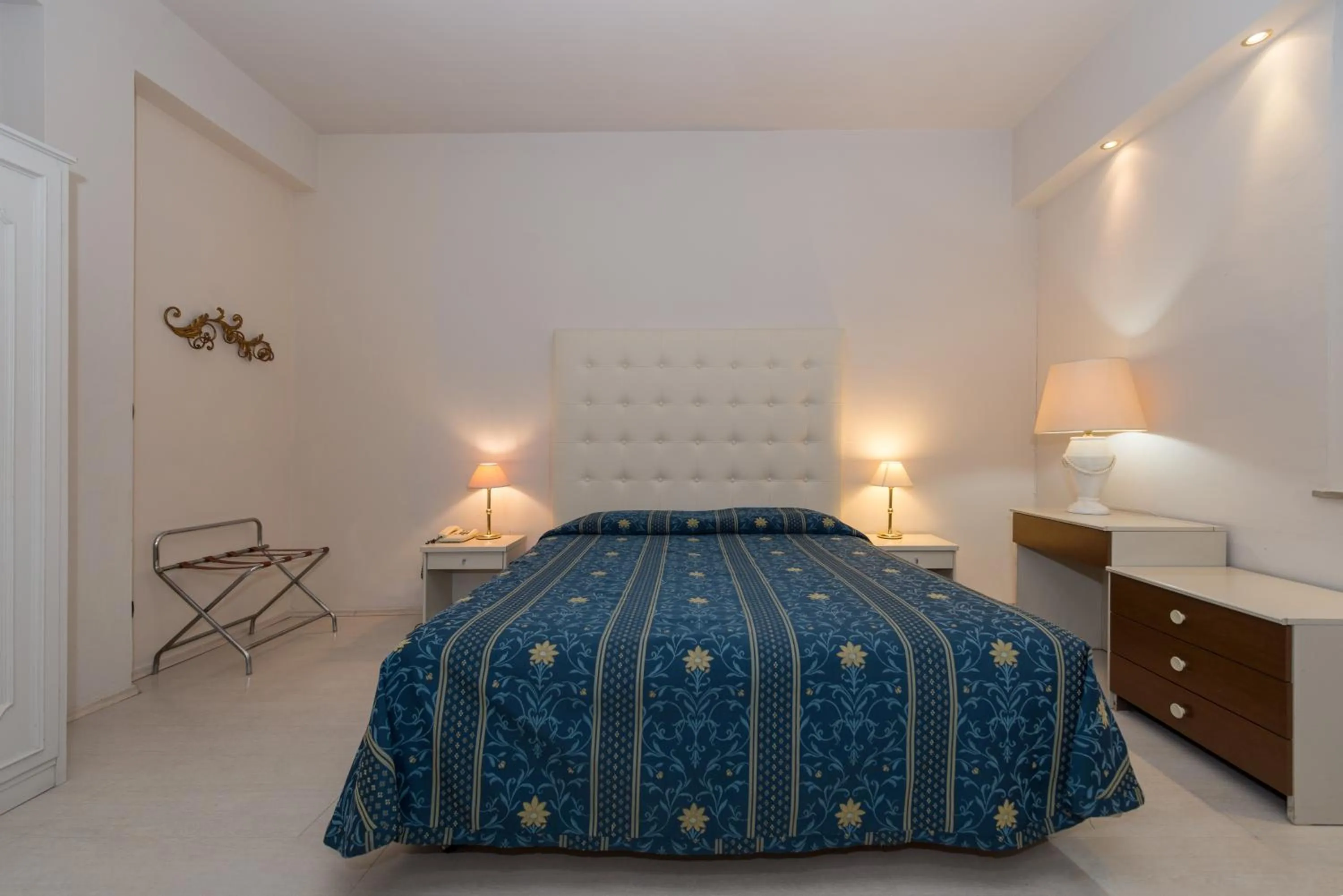 Bed in Hotel Corallo