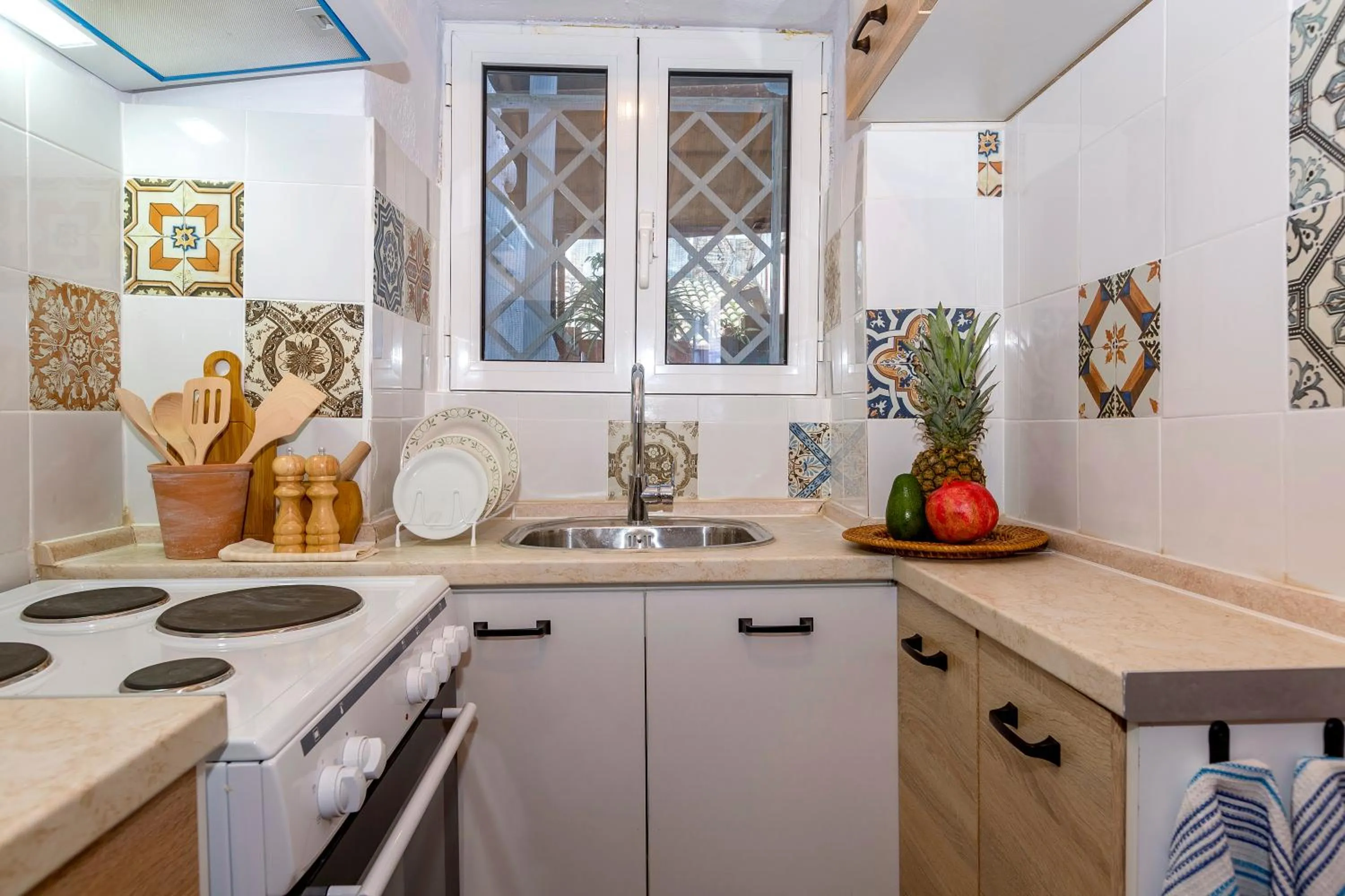 Kitchen or kitchenette in Casa Santa Sofia