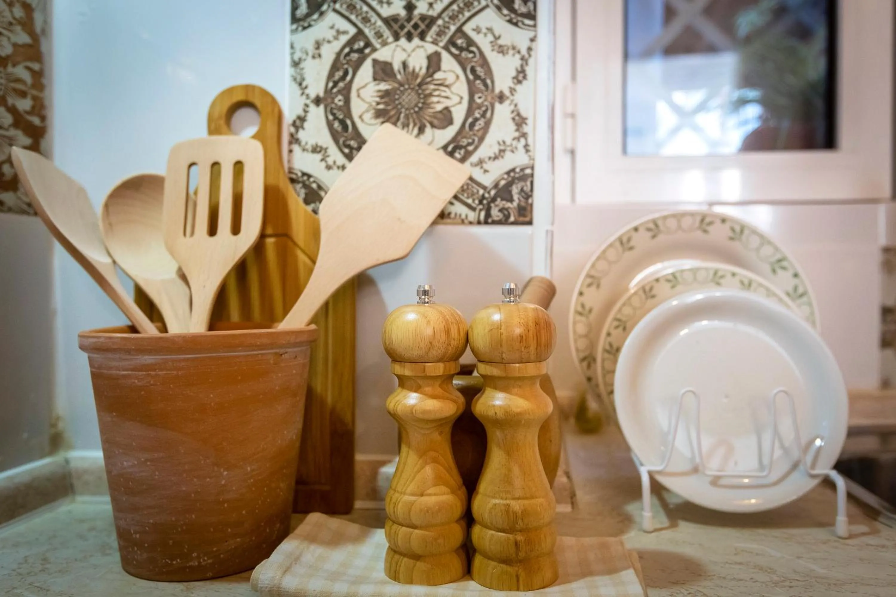 Kitchen or kitchenette in Casa Santa Sofia