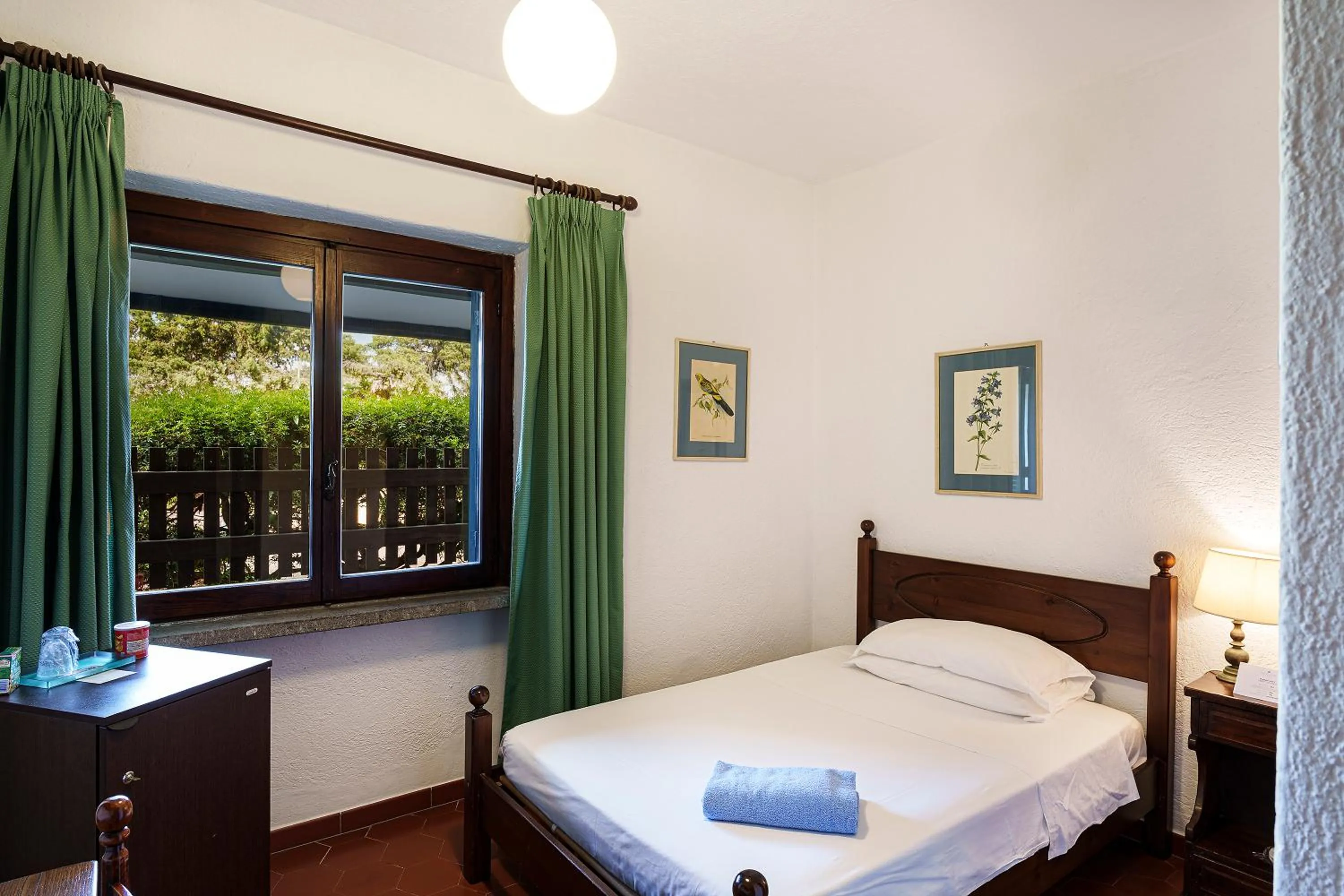 Bed in Hotel Le Dune