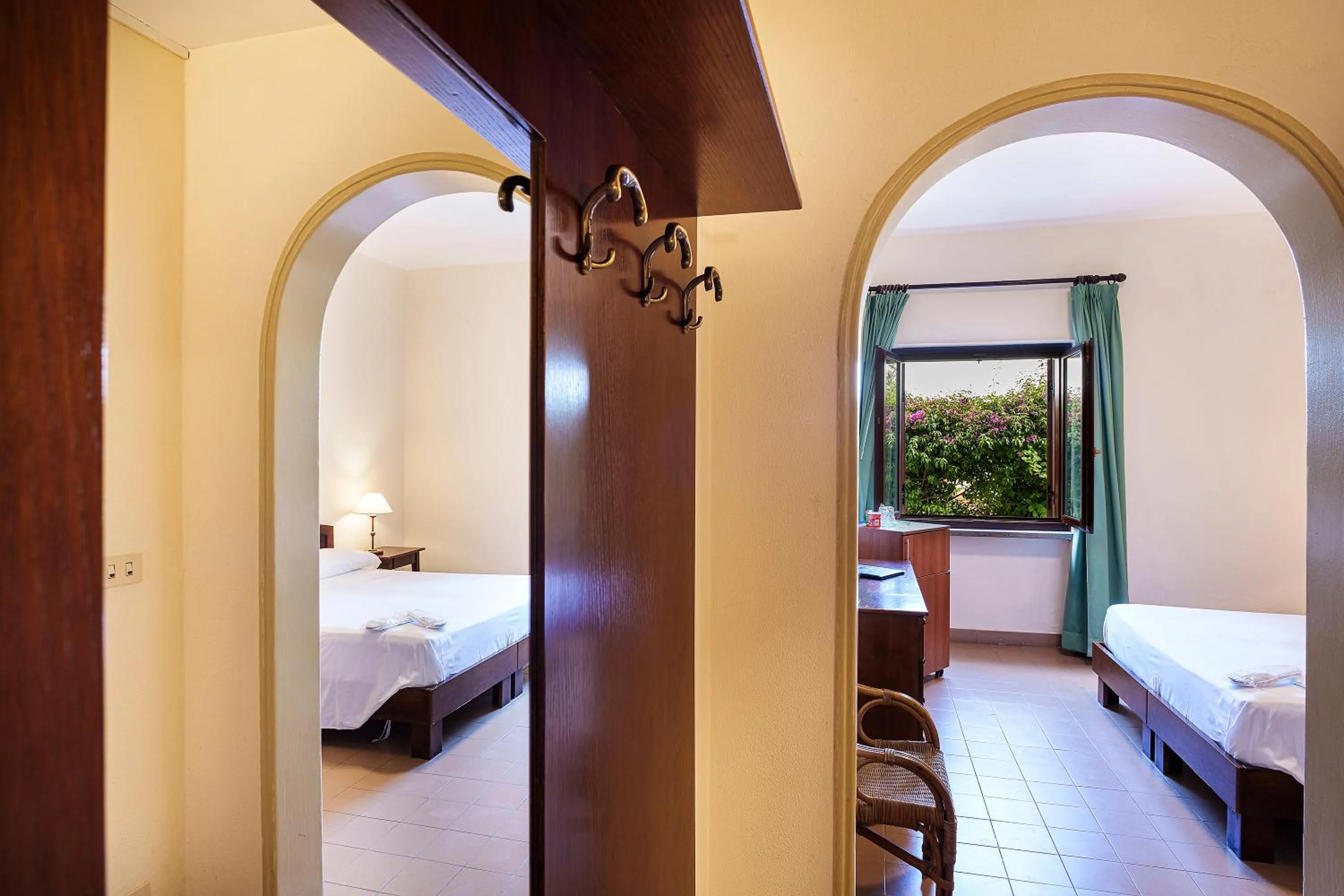 Bed in Hotel Le Dune