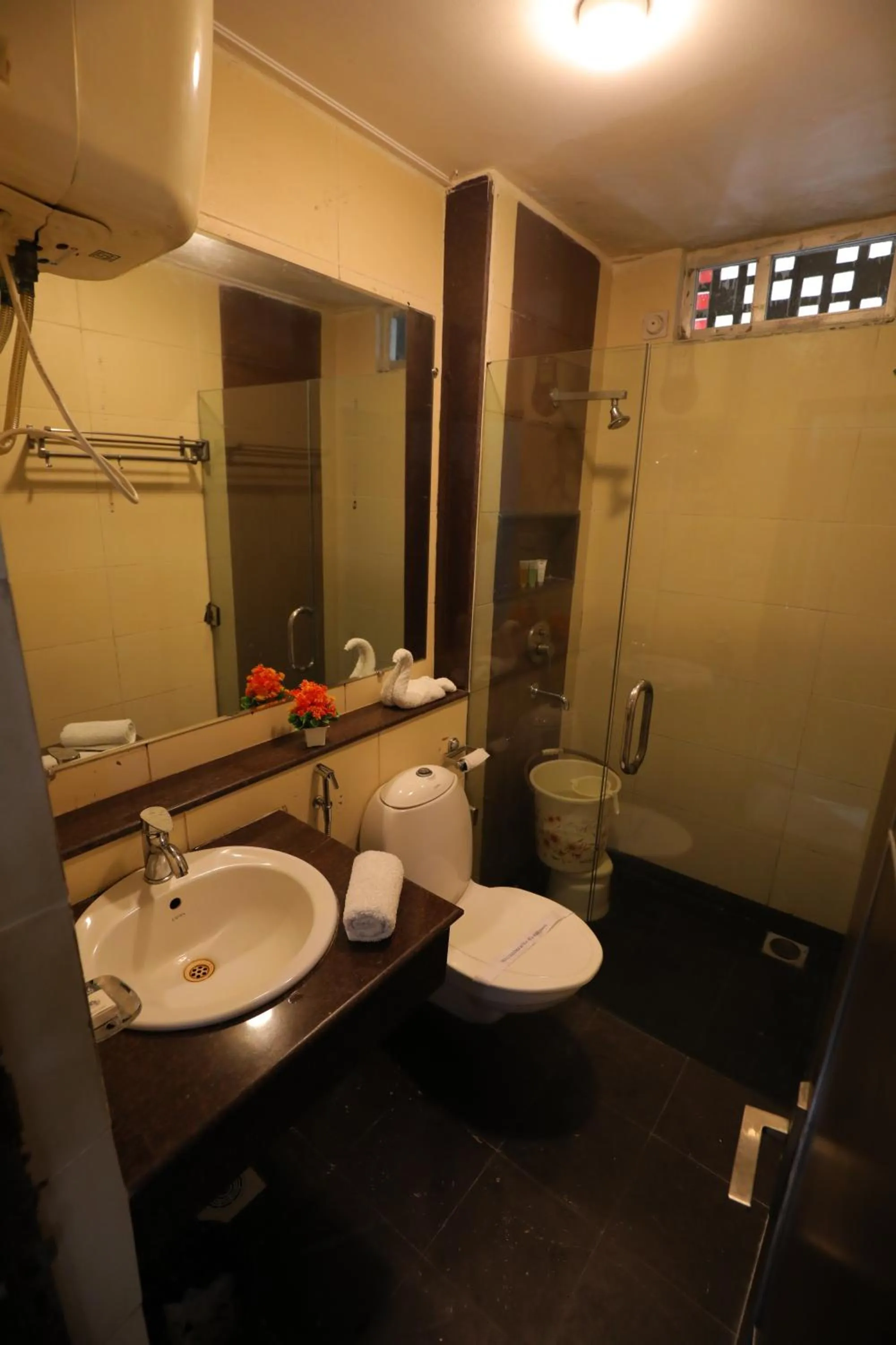 Bathroom in Meera Madhav Resort