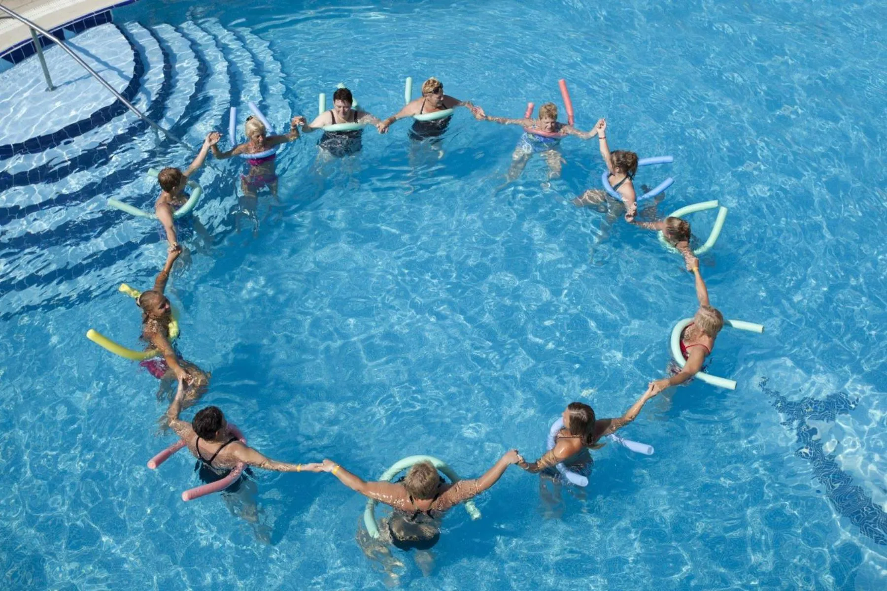 Pool view in Club Paradiso Hotel