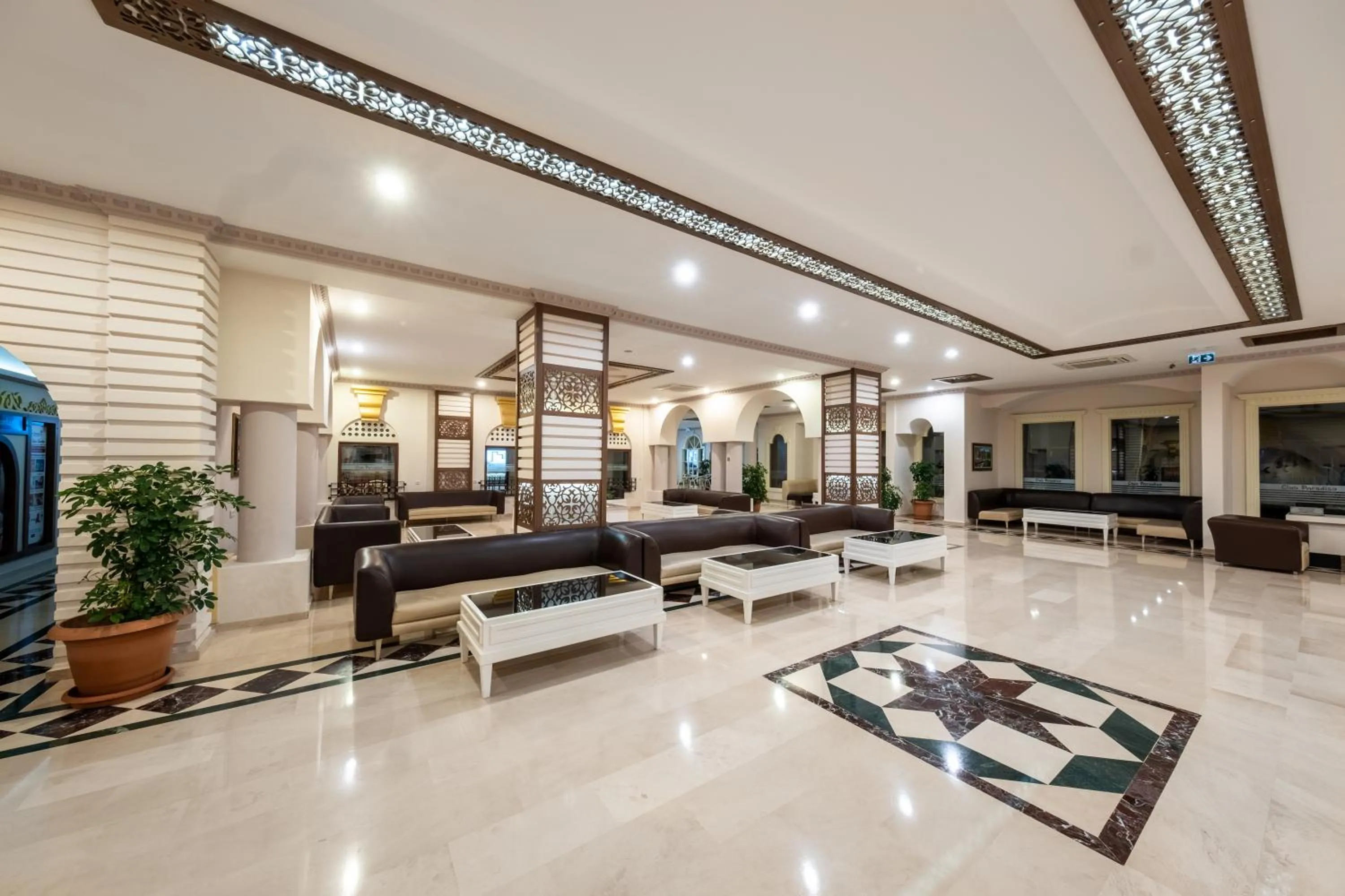 Lobby or reception in Club Paradiso Hotel