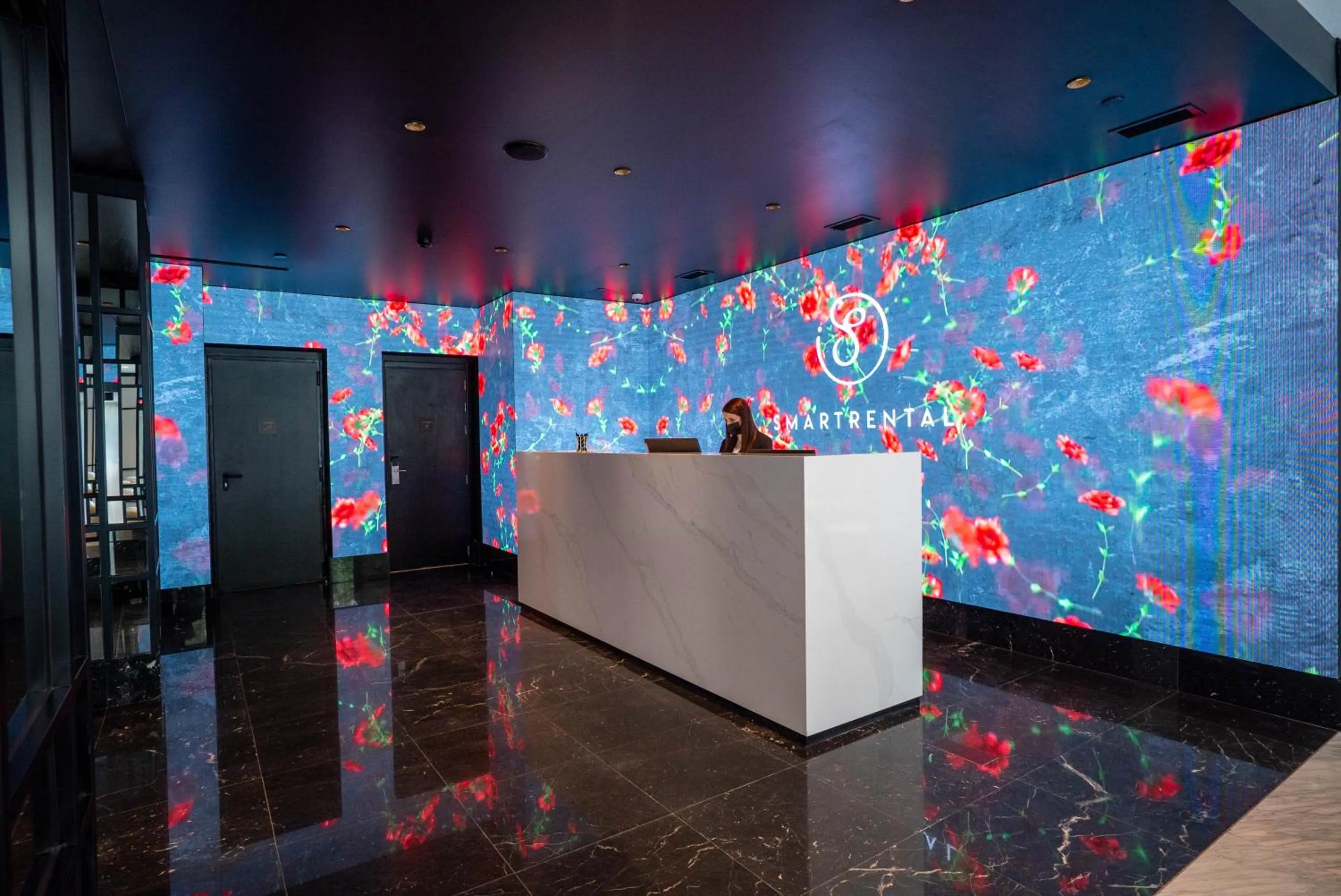 Lobby or reception in SmartRental Collection Gran Vía Capital