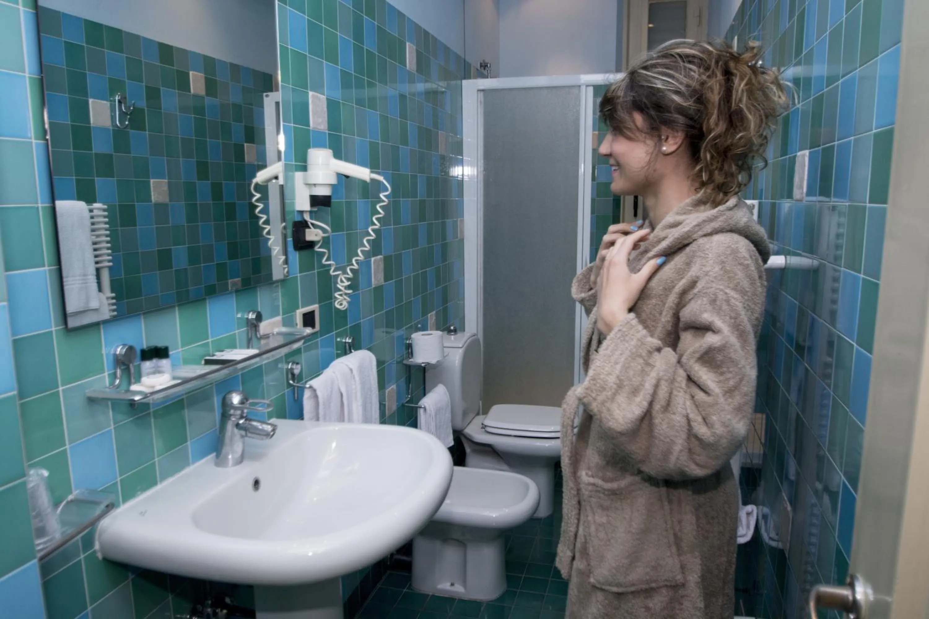 Bathroom in Hotel Giglio