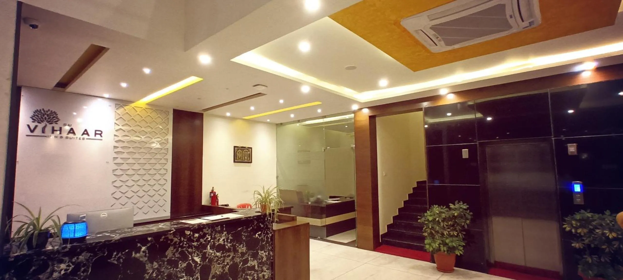 Lobby or reception in Sai Vihaar Inn & Suites