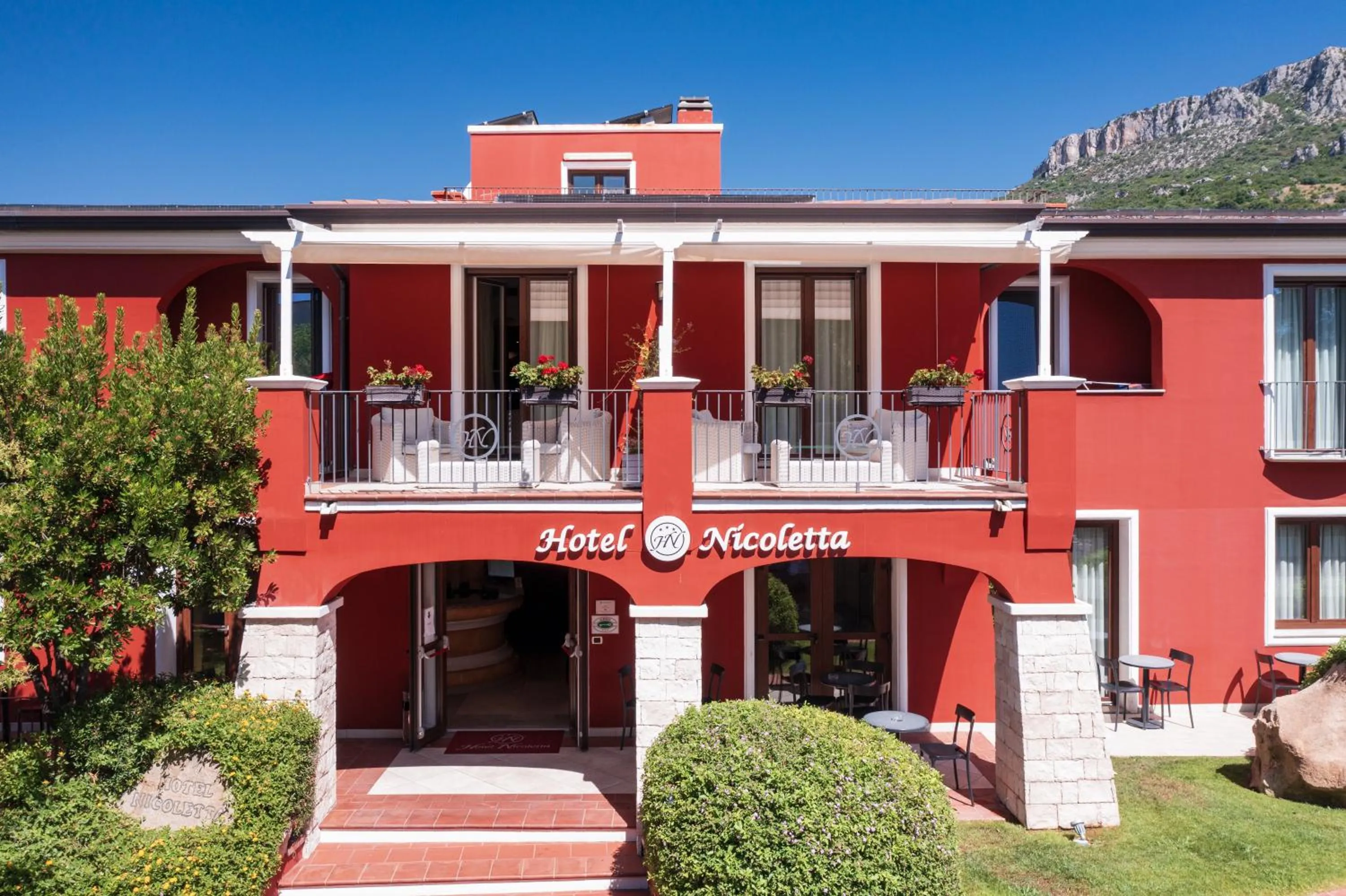 Facade/entrance in Hotel Nicoletta