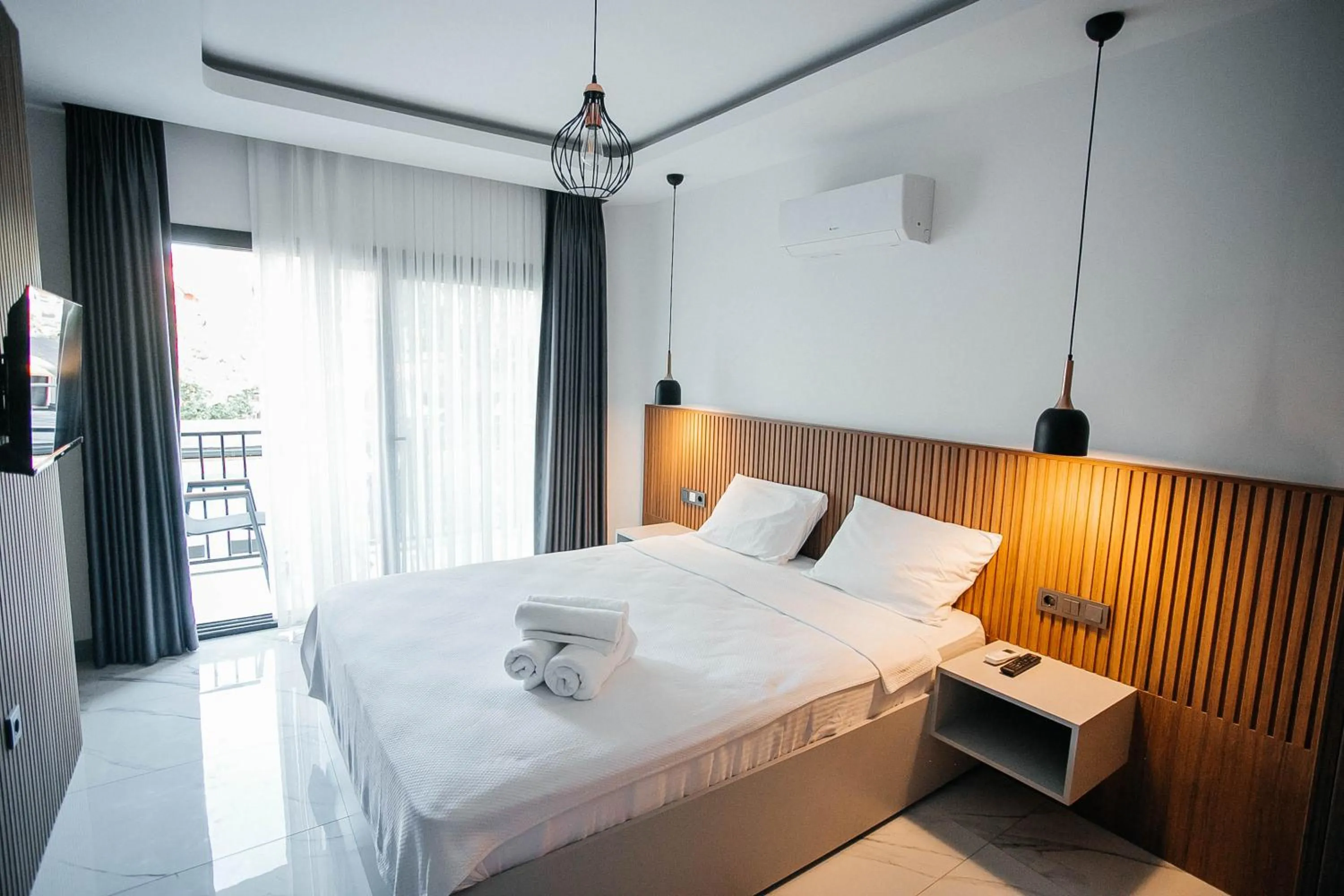 Bed in Vira Suites Hotel