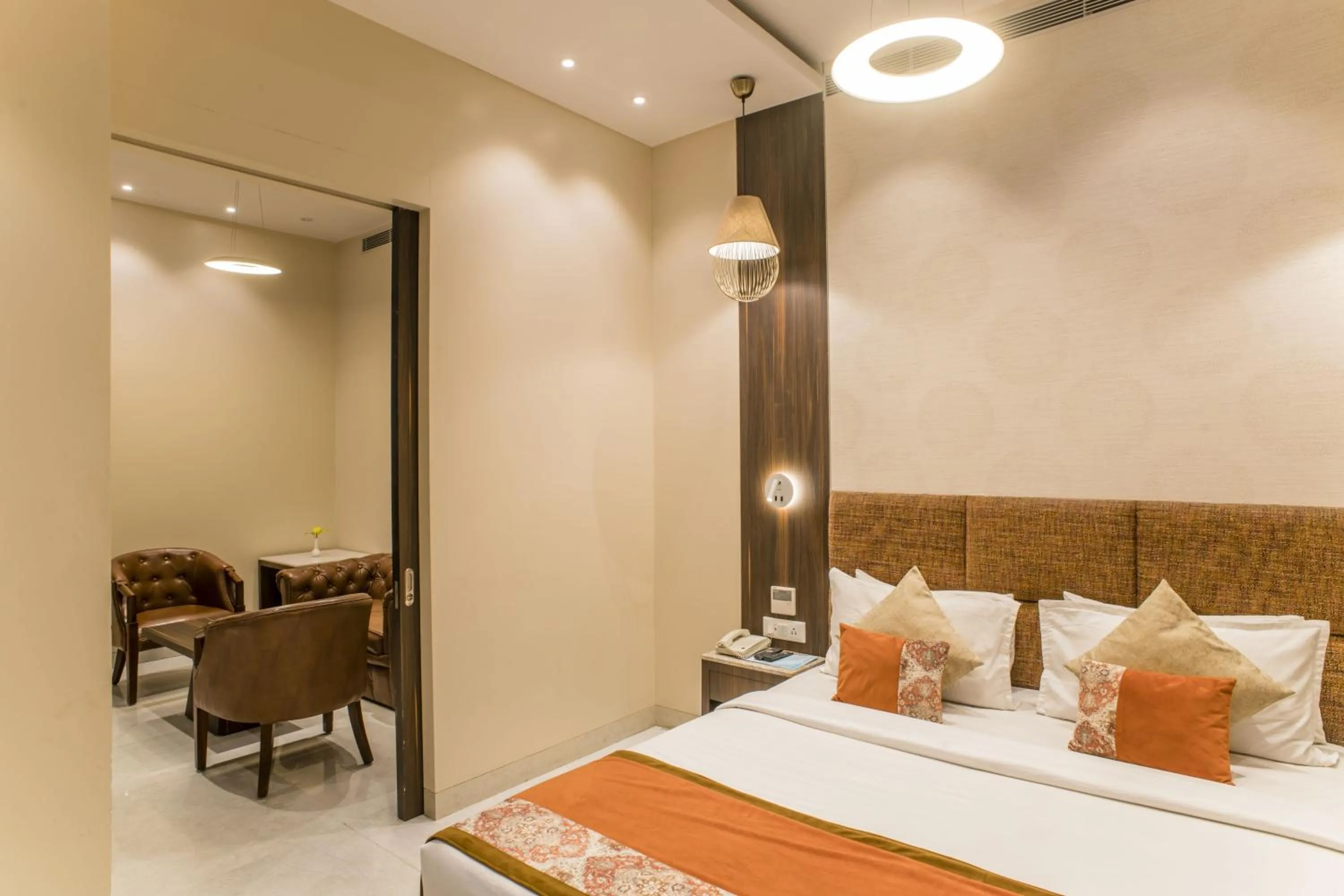 Bedroom, Bed in The Citi Residenci Hotel - Asansol