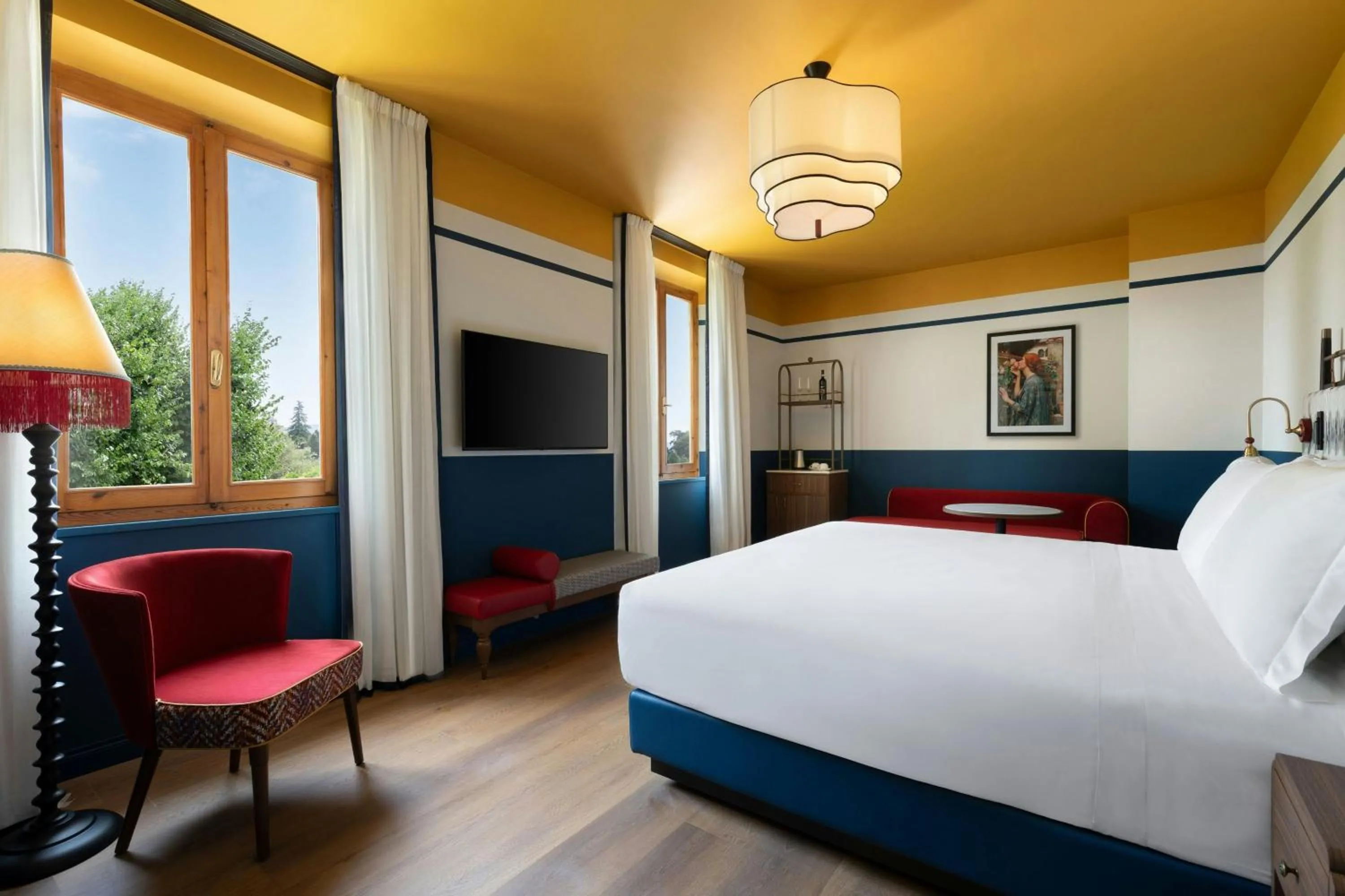 Bedroom, Bed in Villa Ermellina Siena, a Tribute Portfolio Hotel