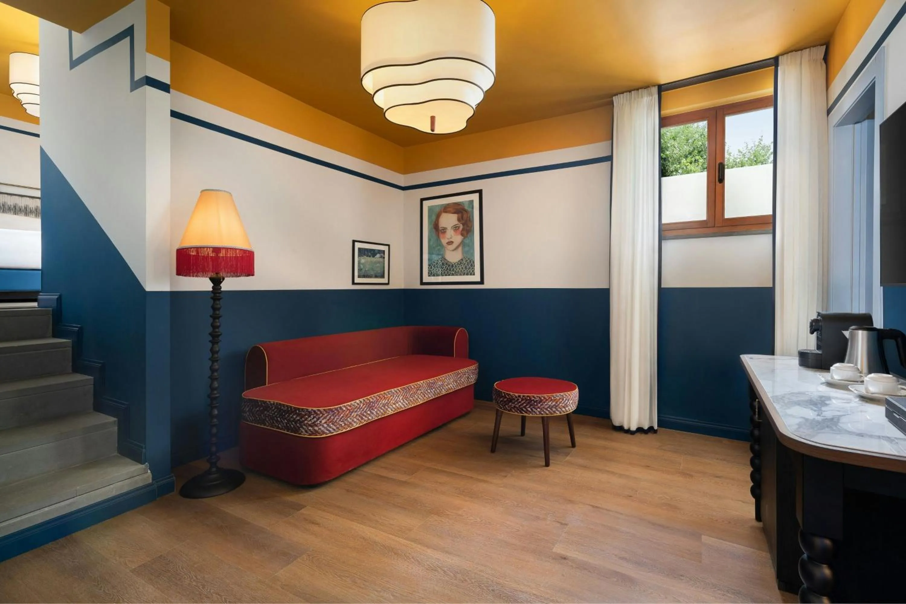 Living room, Bed in Villa Ermellina Siena, a Tribute Portfolio Hotel