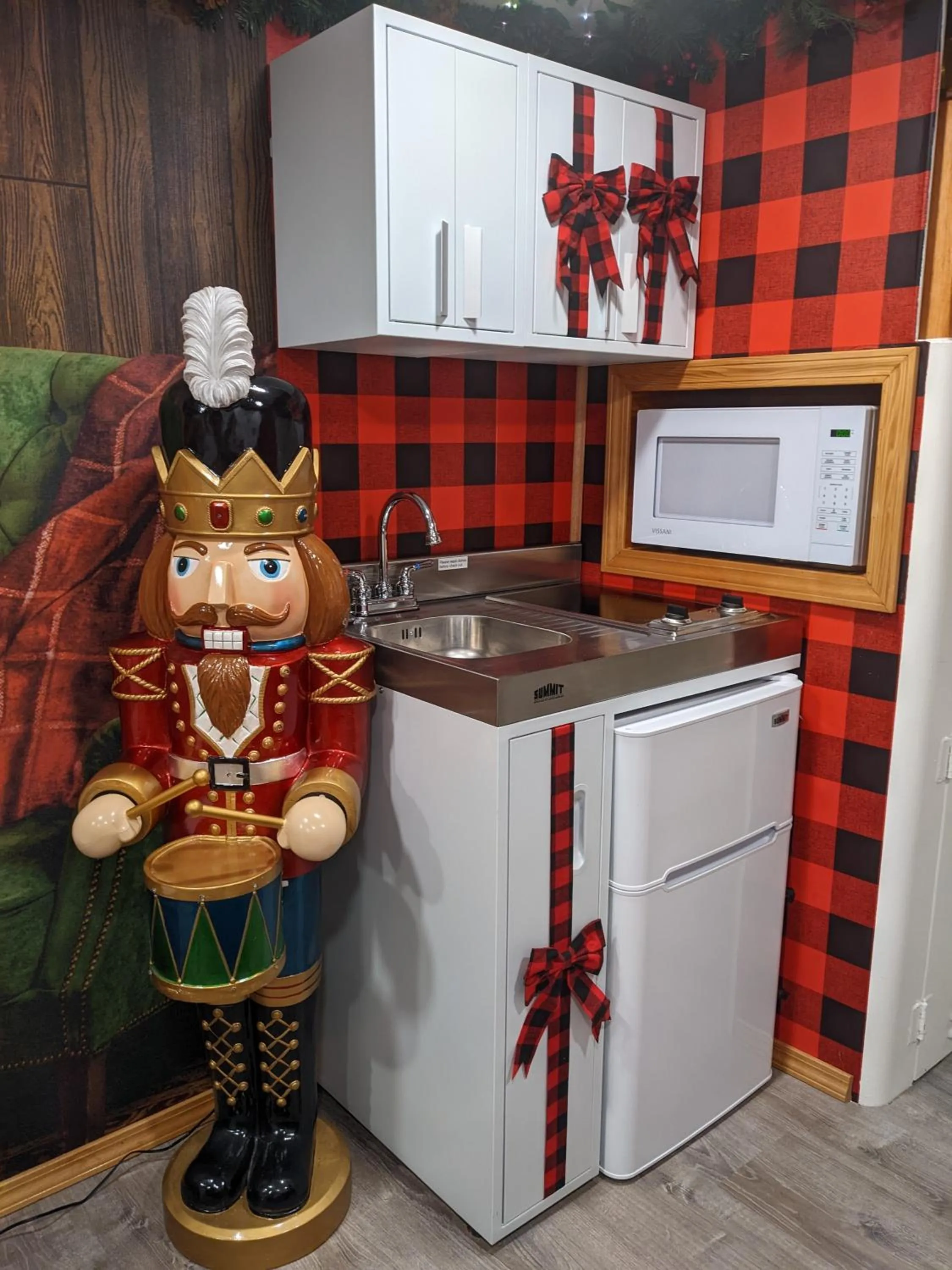 Kitchen or kitchenette in Olympic Railway Inn