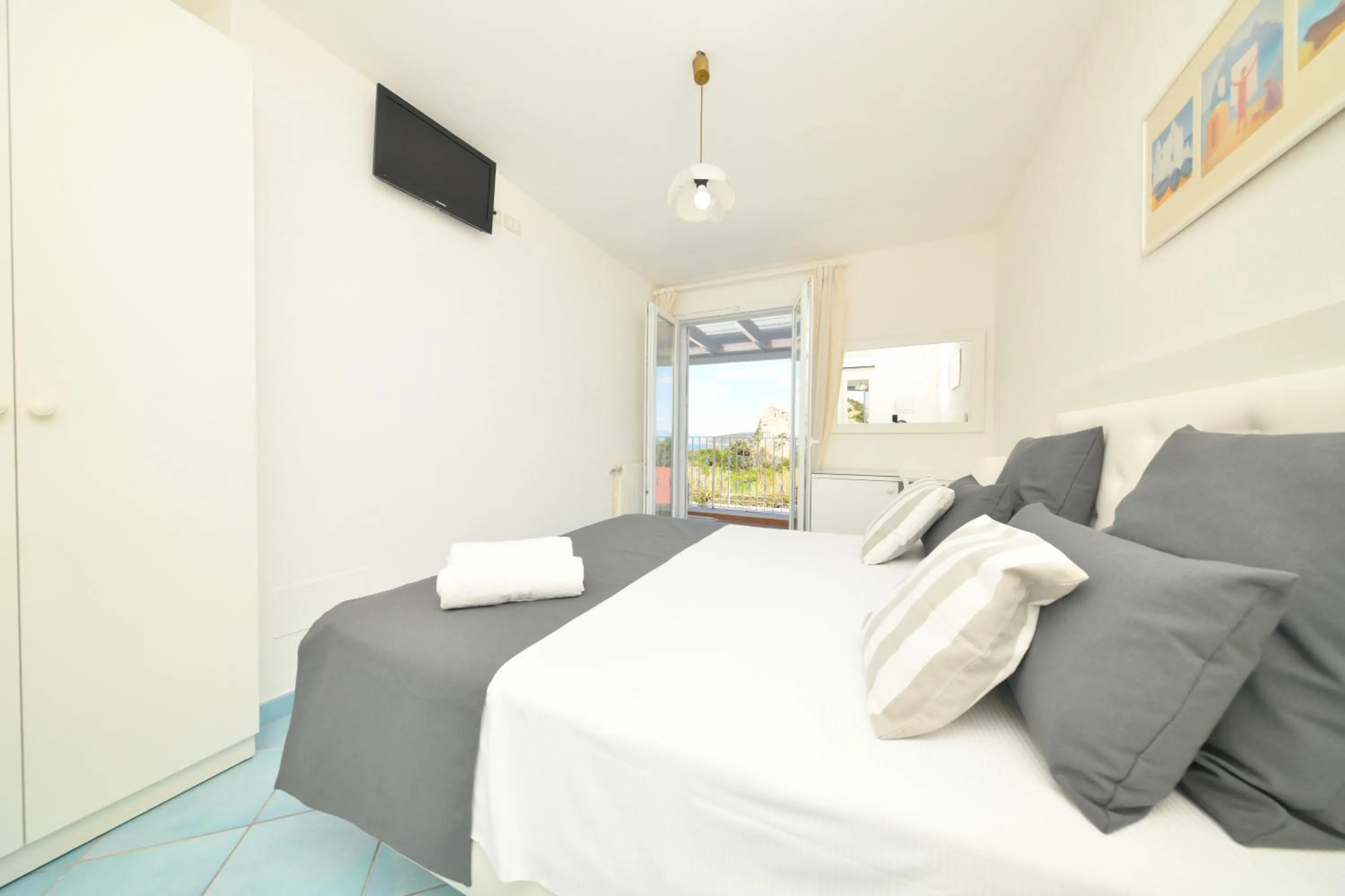 Bed in Hotel Parco Cartaromana