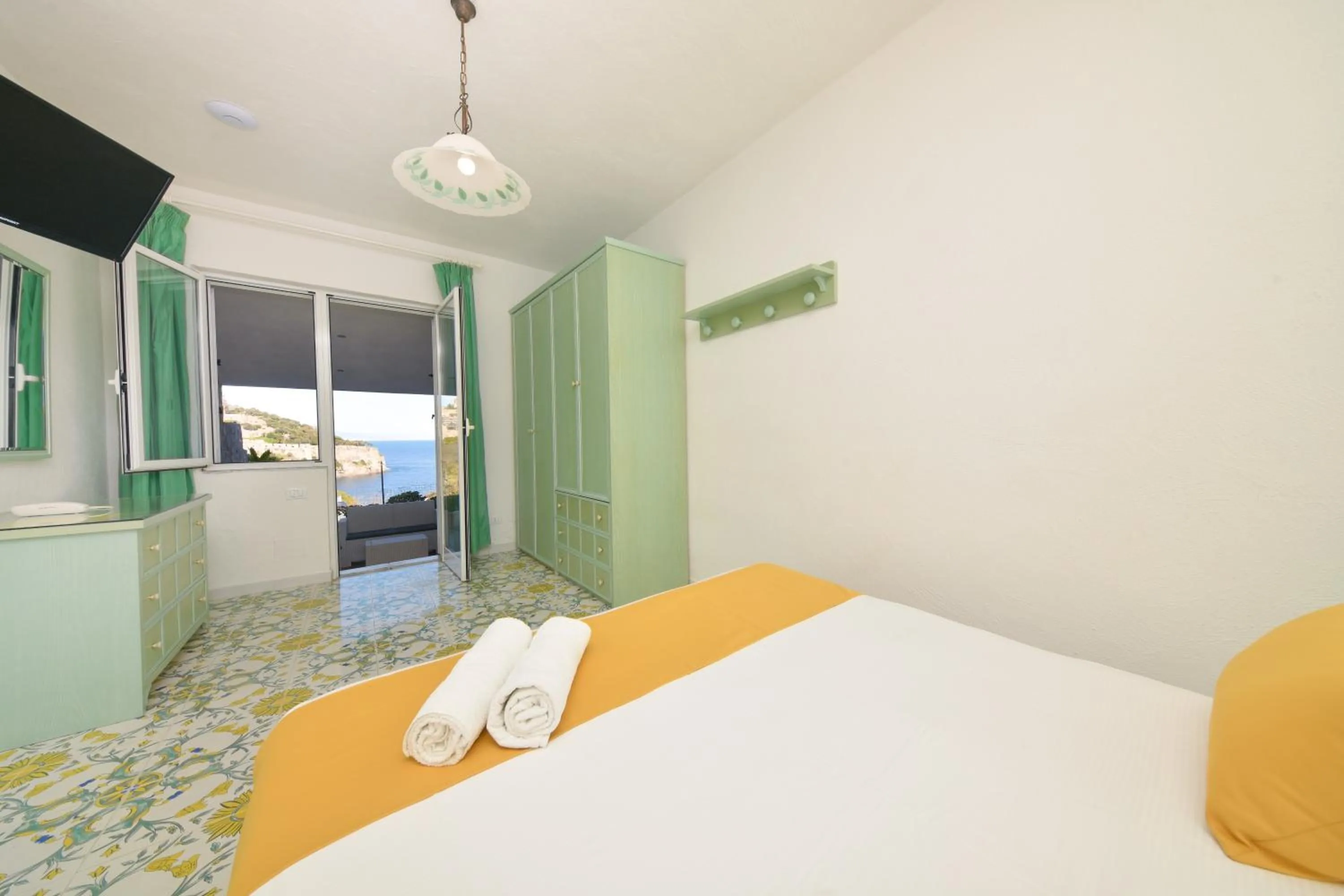 Bed in Hotel Parco Cartaromana