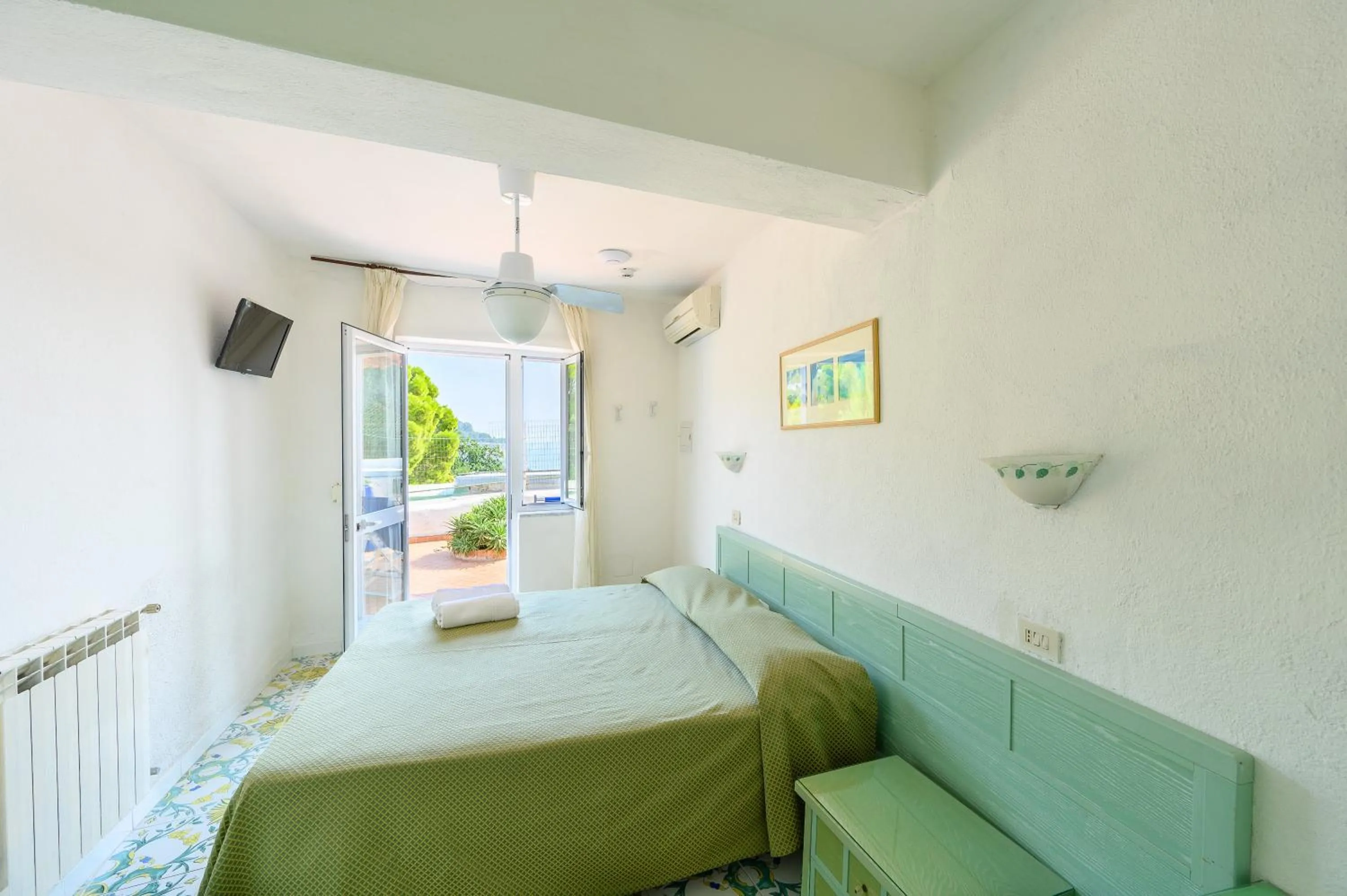 Bed in Hotel Parco Cartaromana