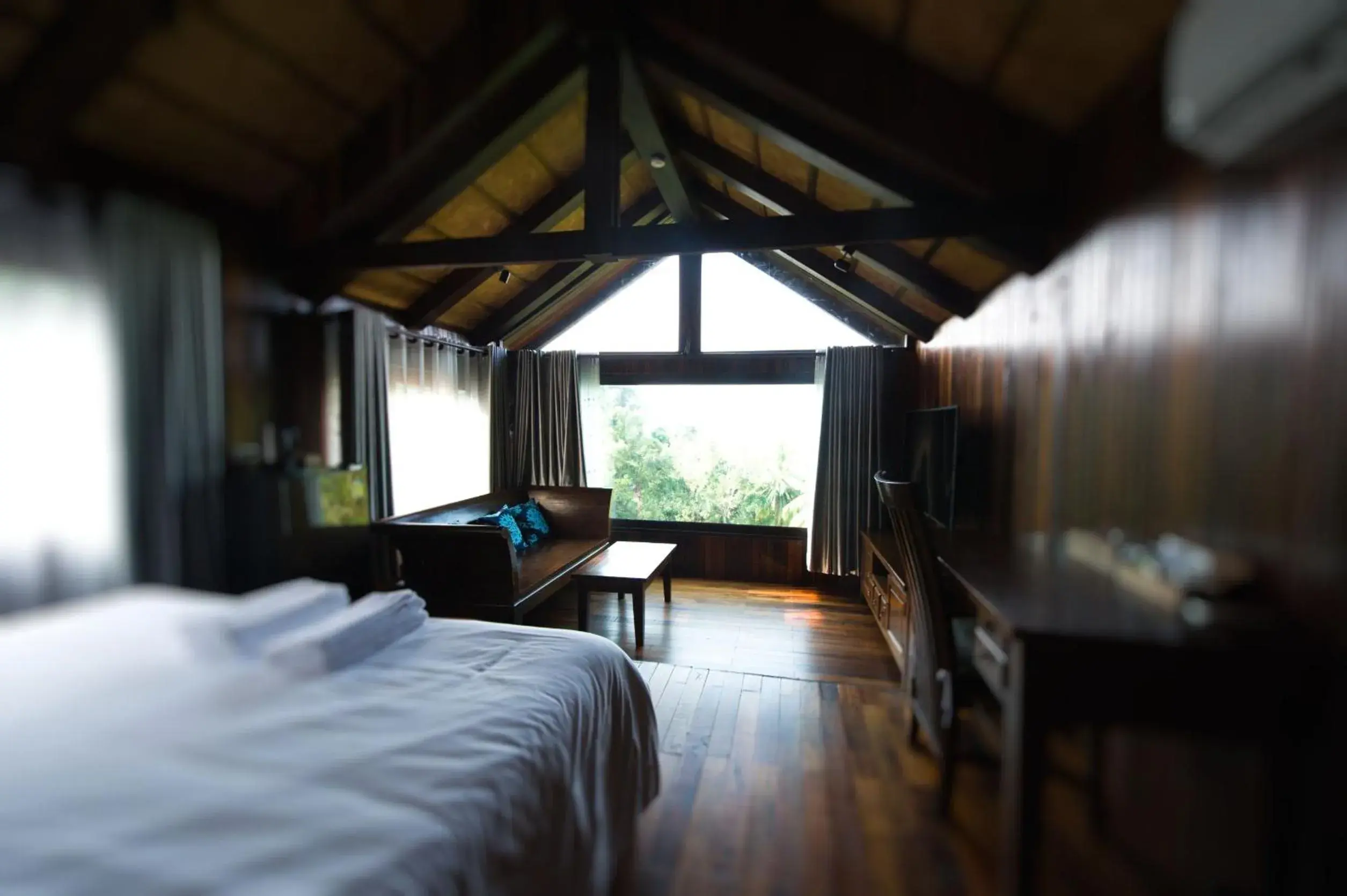 Bed in Kawarin Secret Hut Hotel and Resort Bed in Kawarin Secret Hut Hotel and Resort