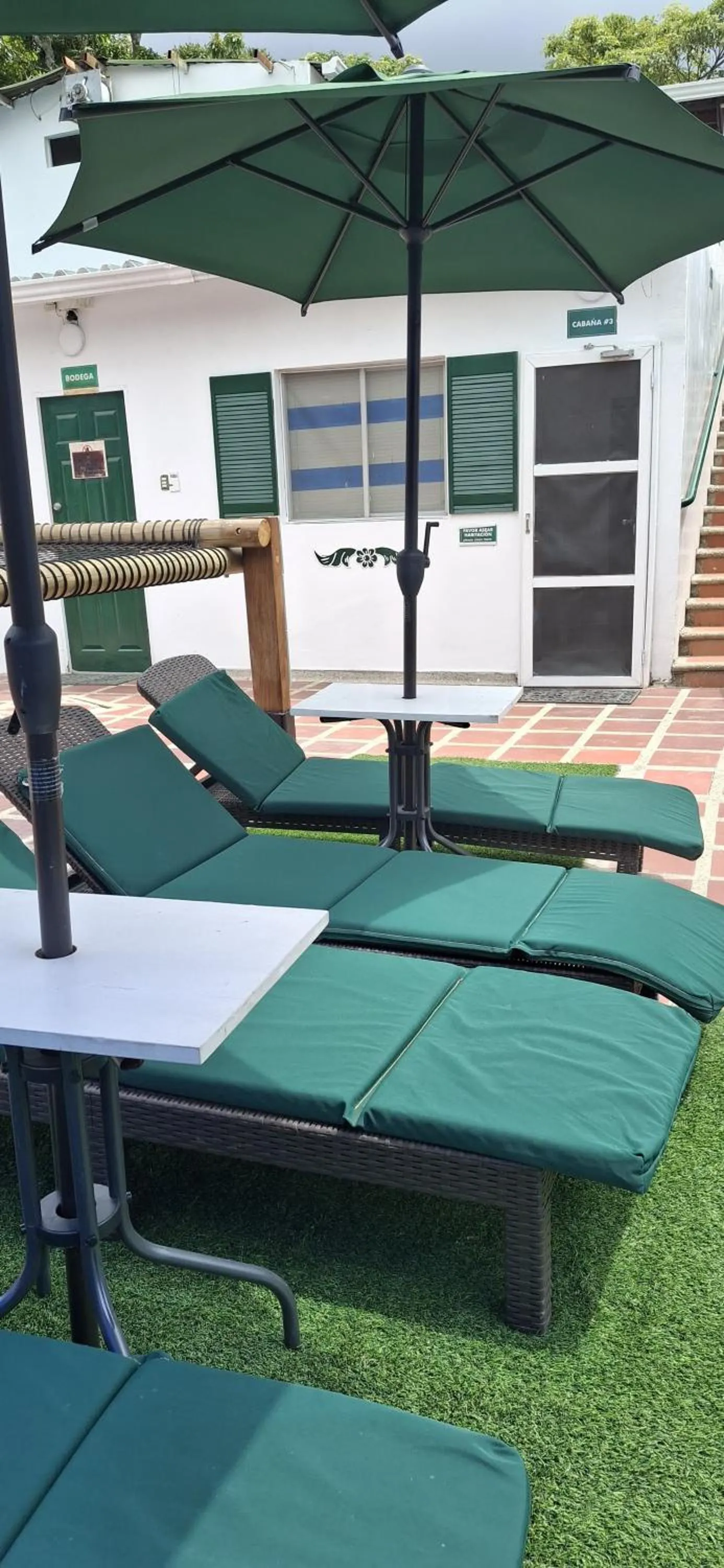 Patio in Hostal Paraiso Minca