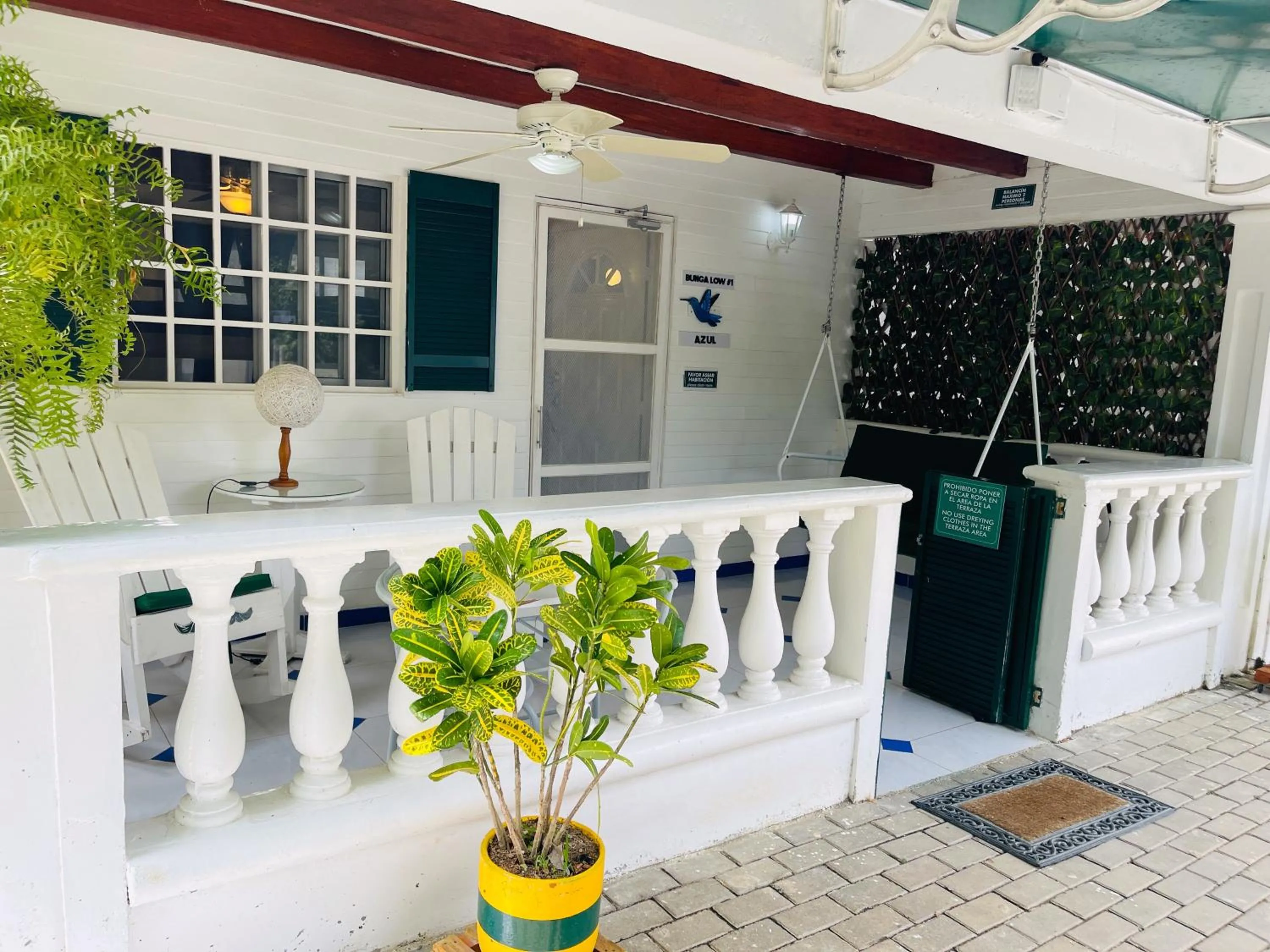Balcony/Terrace in Hostal Paraiso Minca