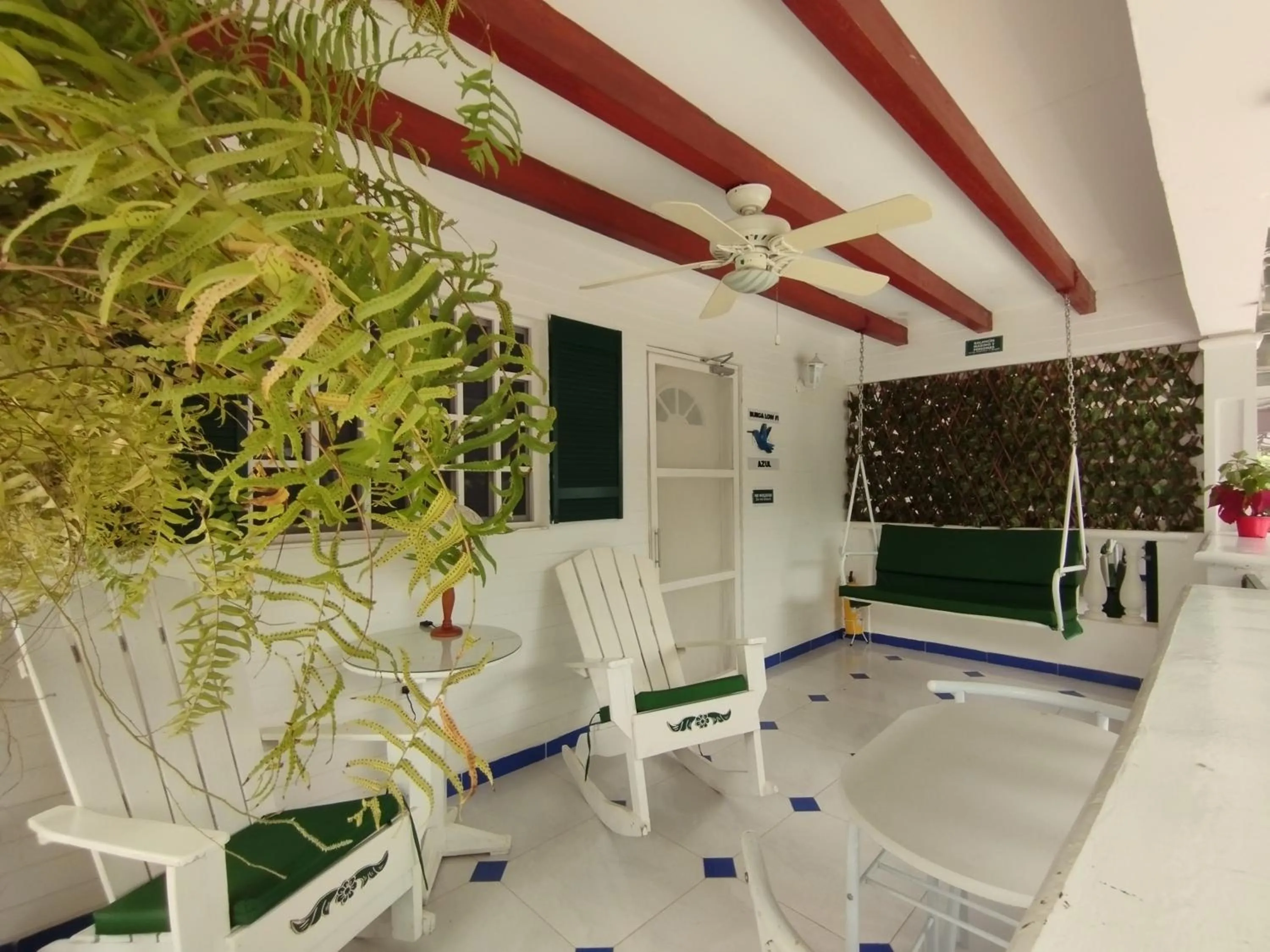 Balcony/Terrace in Hostal Paraiso Minca