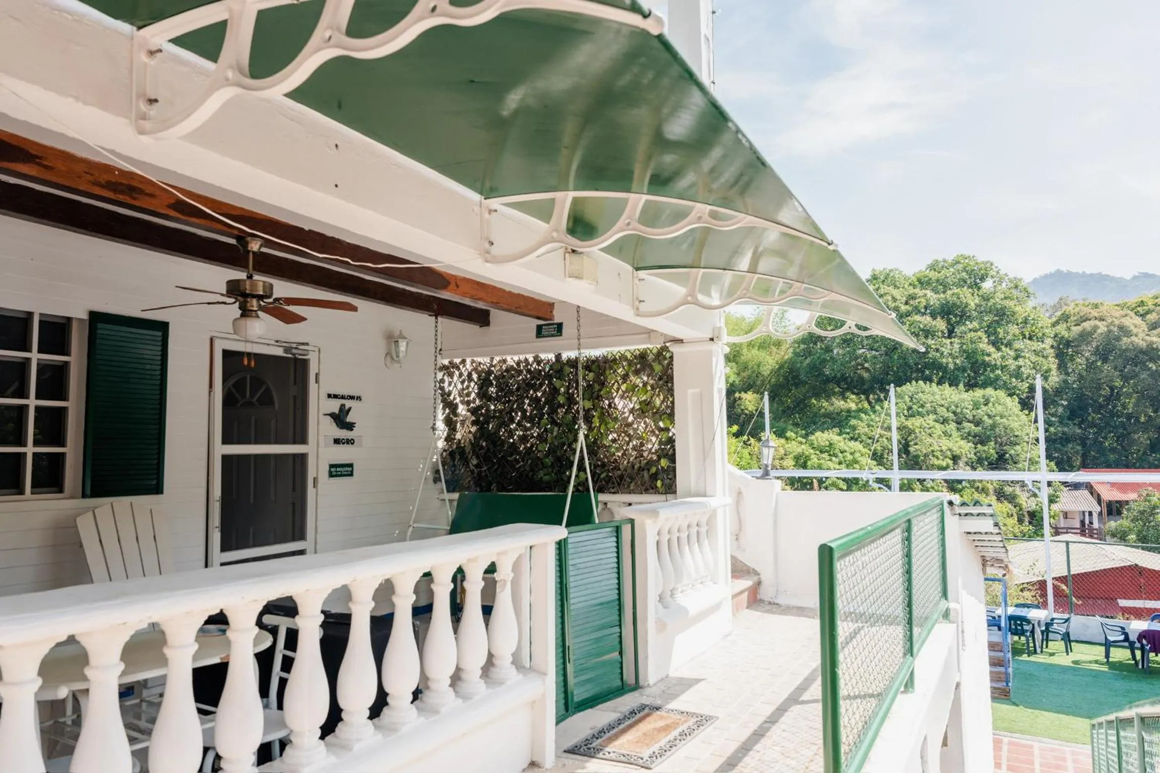 Balcony/Terrace in Hostal Paraiso Minca