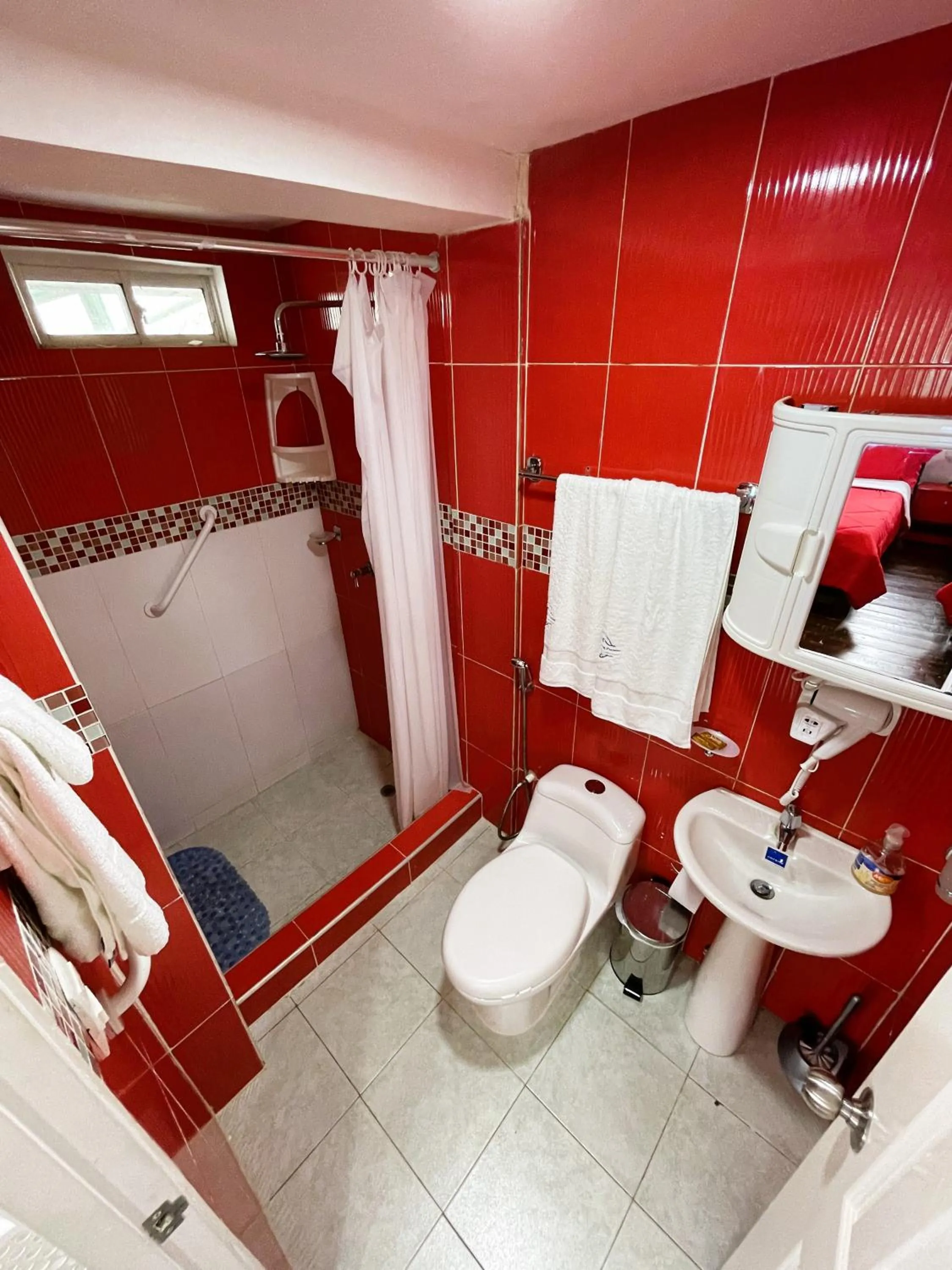 Shower in Hostal Paraiso Minca