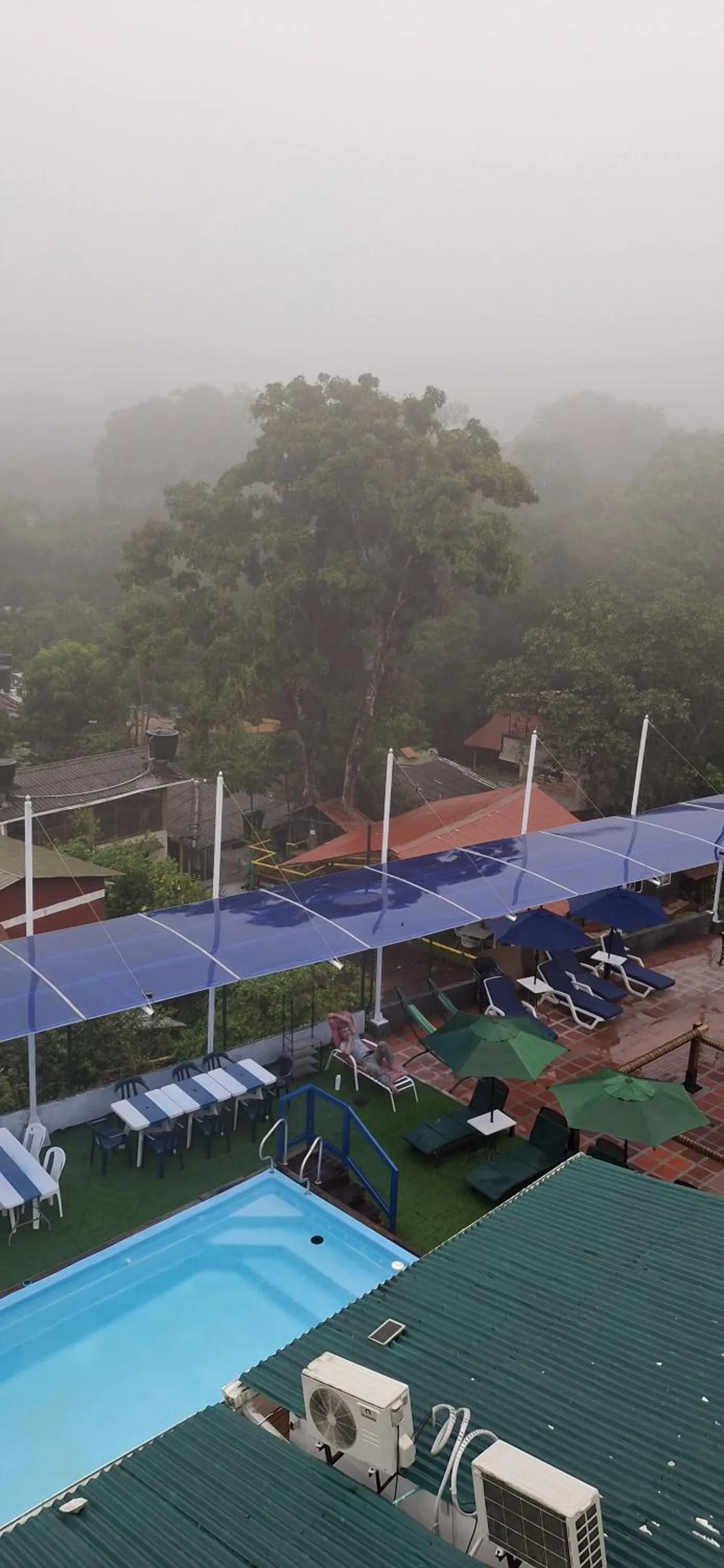 Mountain view in Hostal Paraiso Minca
