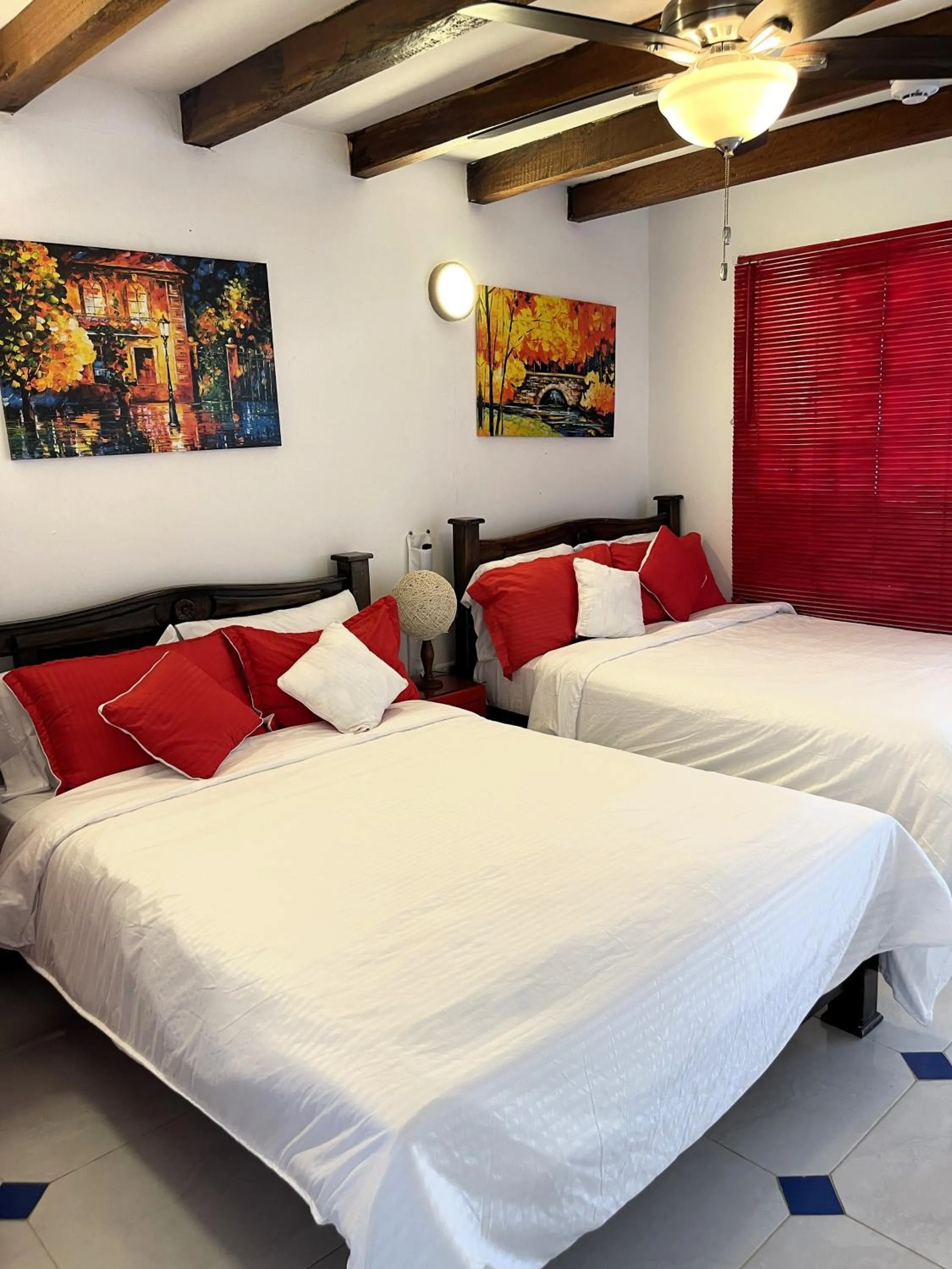 Bed in Hostal Paraiso Minca